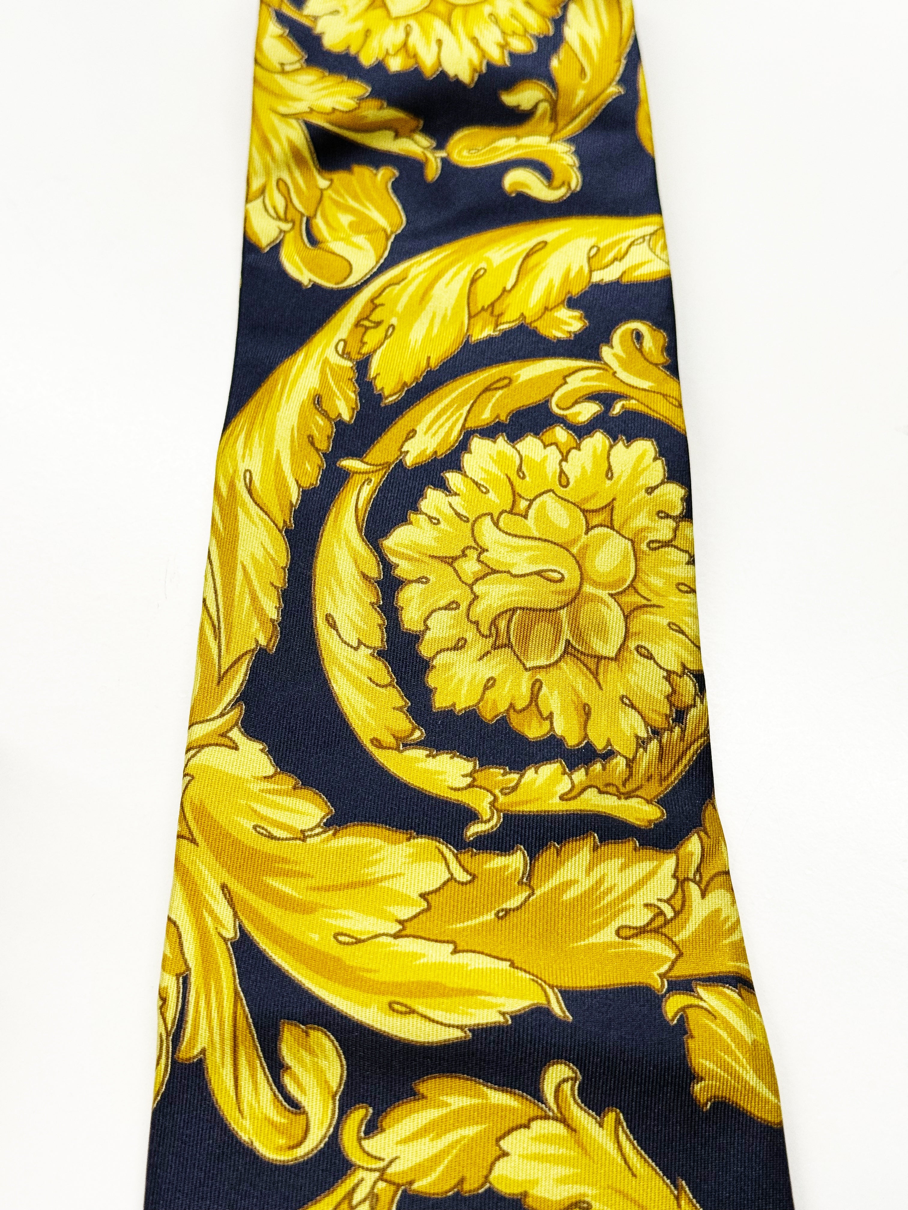 Versace Baroque Silk Tie