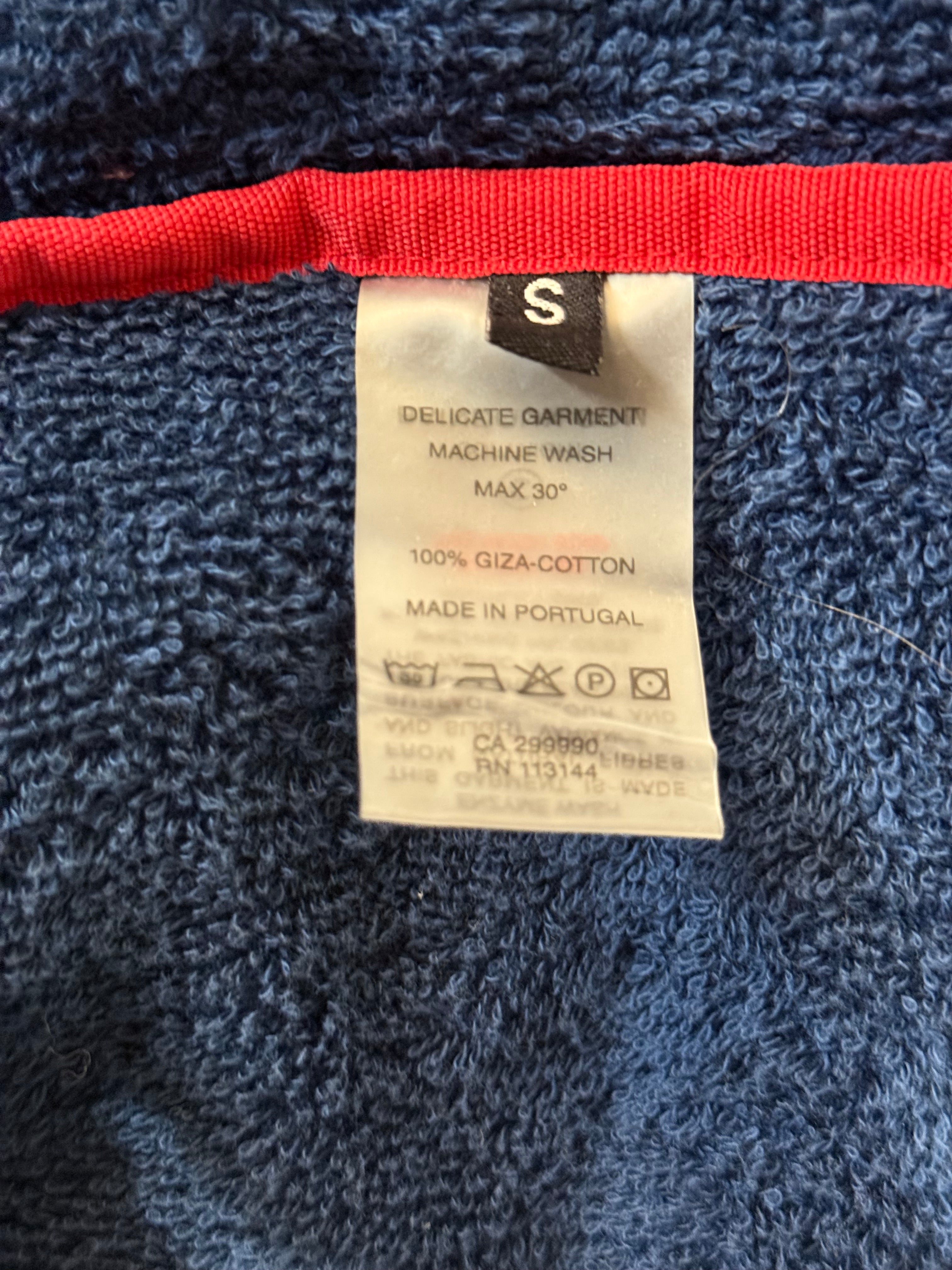 BainDoux Navy Towel Blazer Jacket