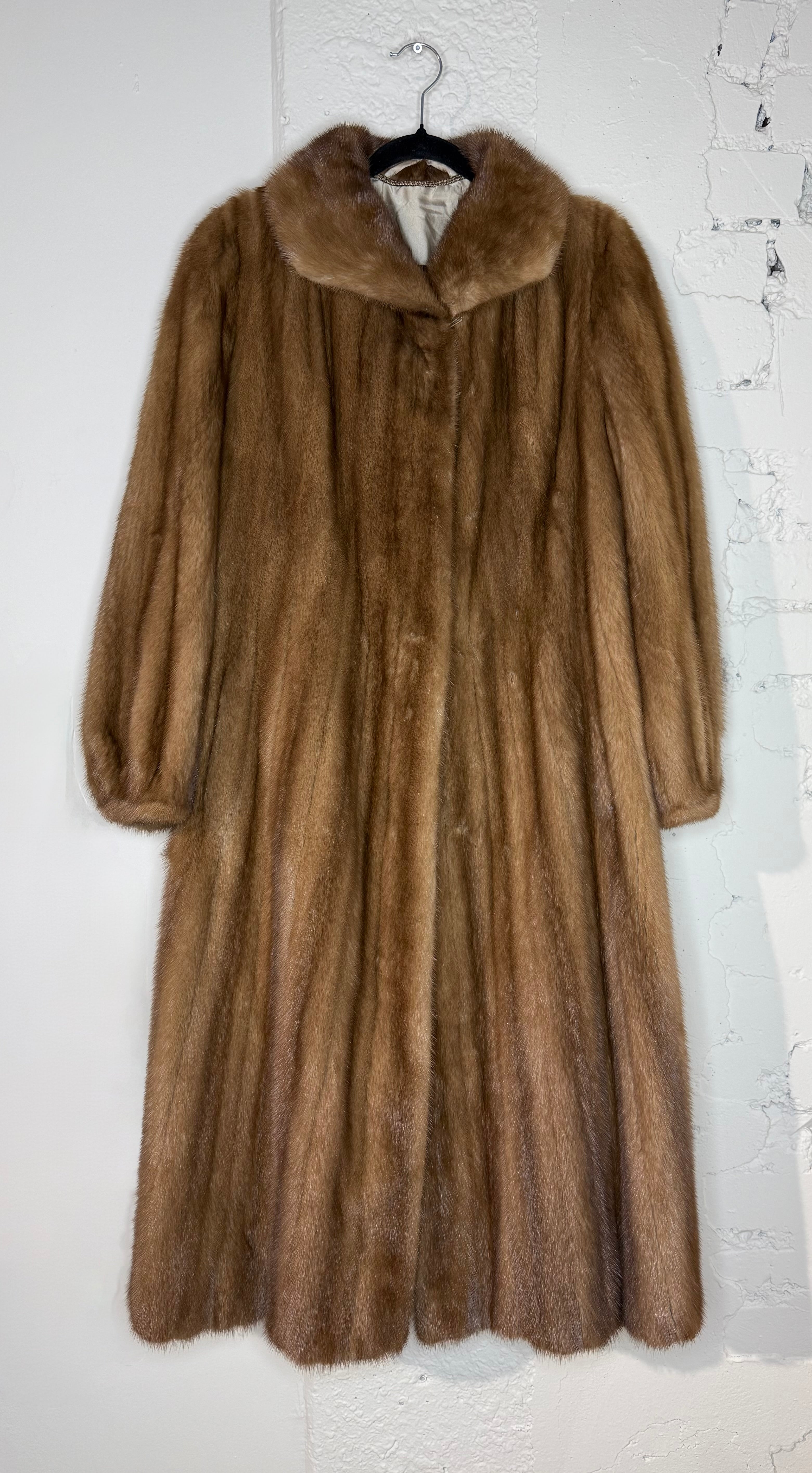 Vintage Saga Mink Full-Length Coat by Henry Phillip Thoresen Oslo
