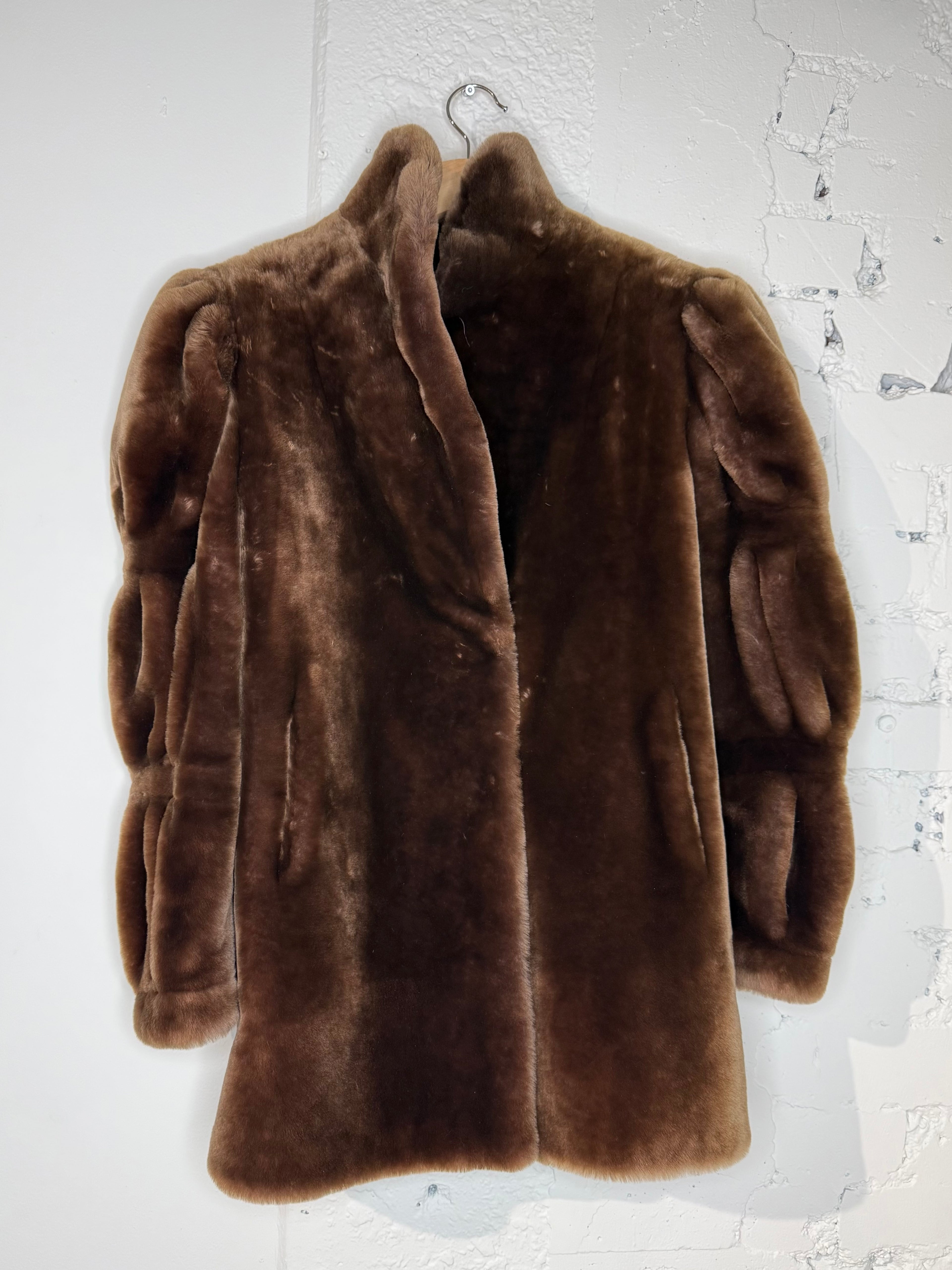 A.C. Bang Vintage Sheared Fur Coat