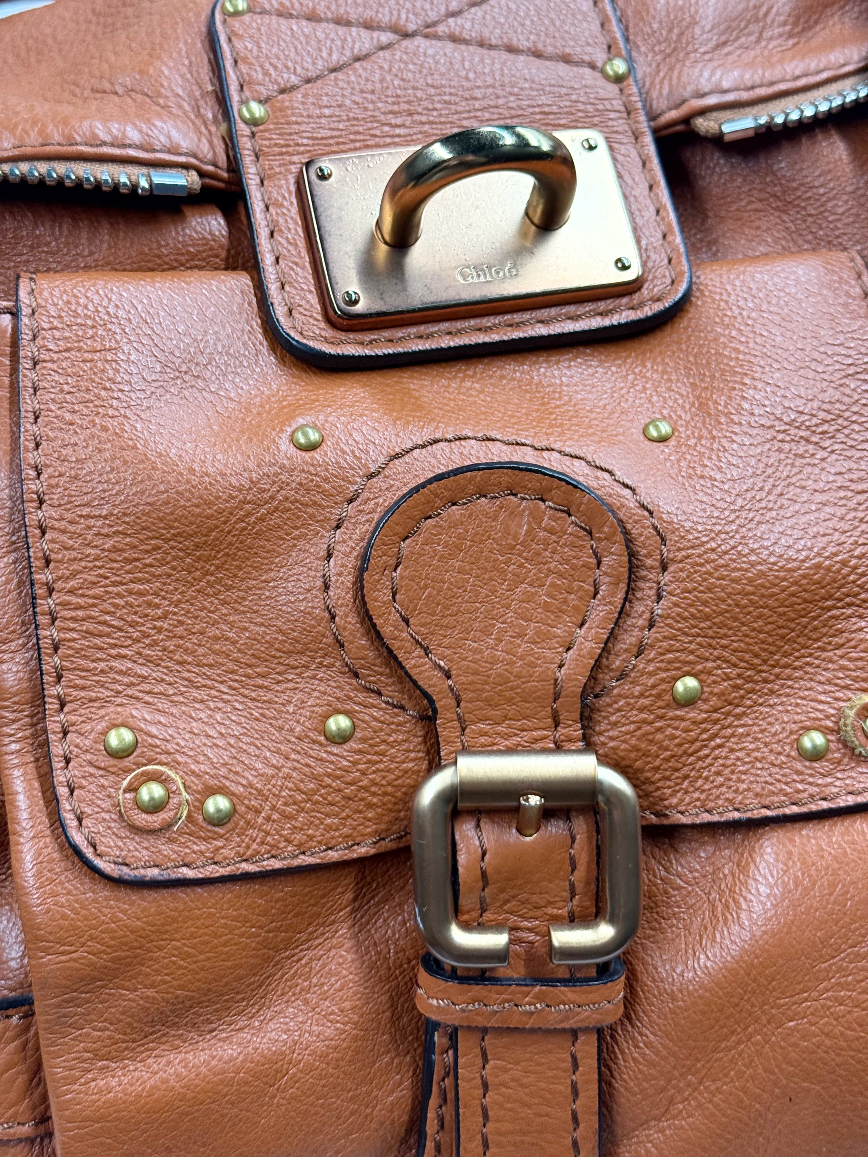 Chloé Paddington Bag in Tan Leather