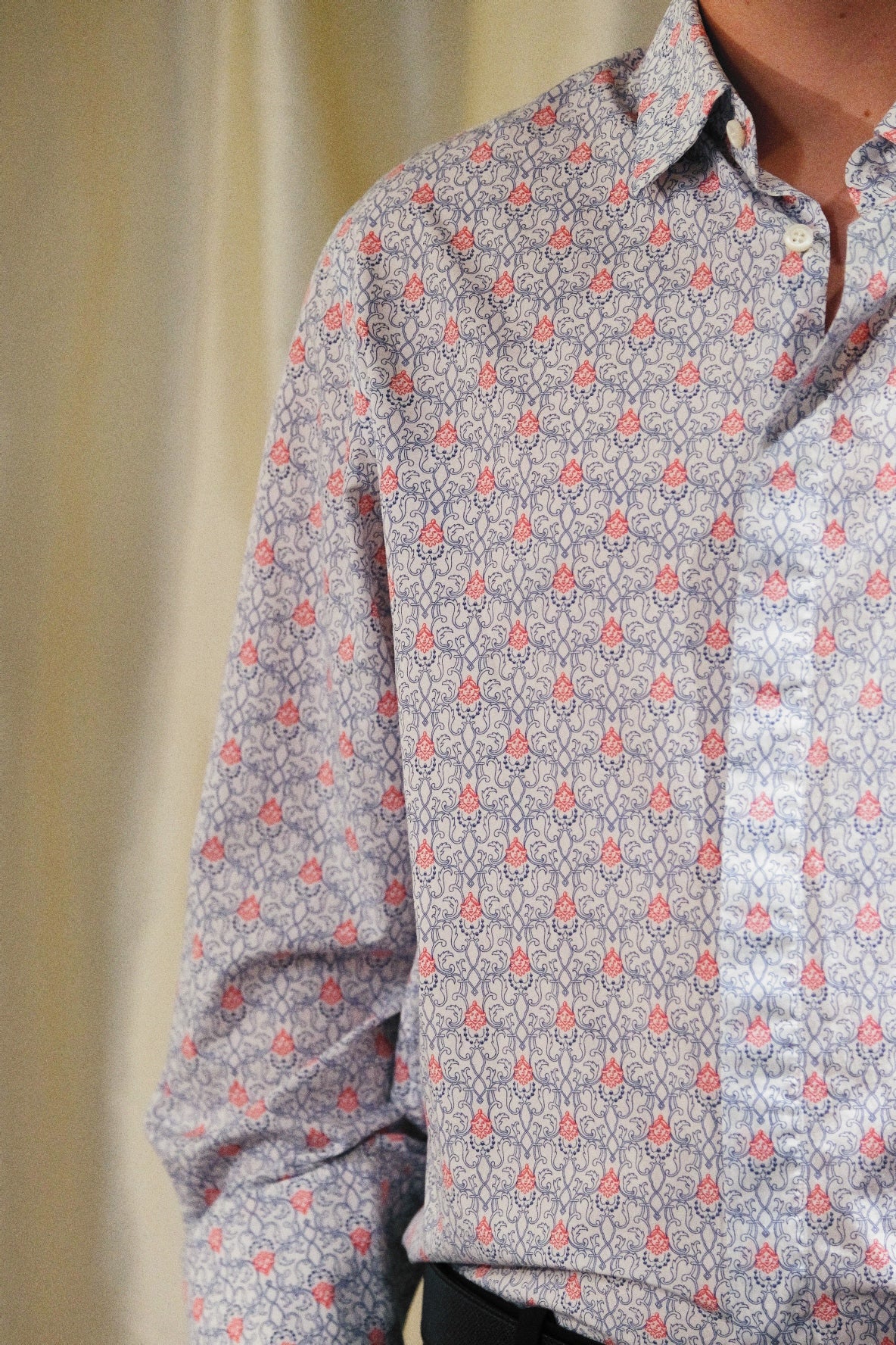 PRADA Men’s Printed Cotton Shirt