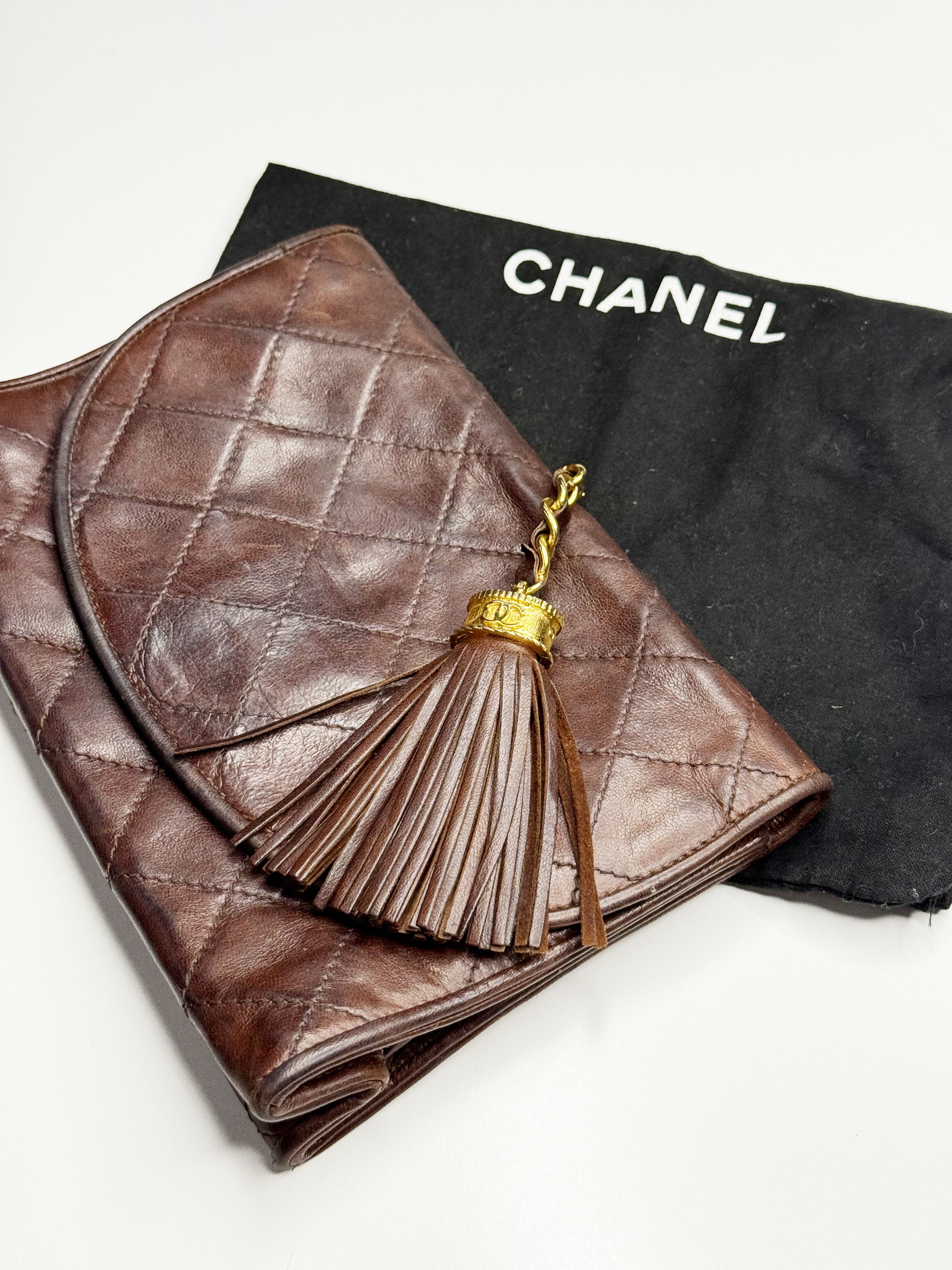 Chanel Vintage Quilted Tassel Bag