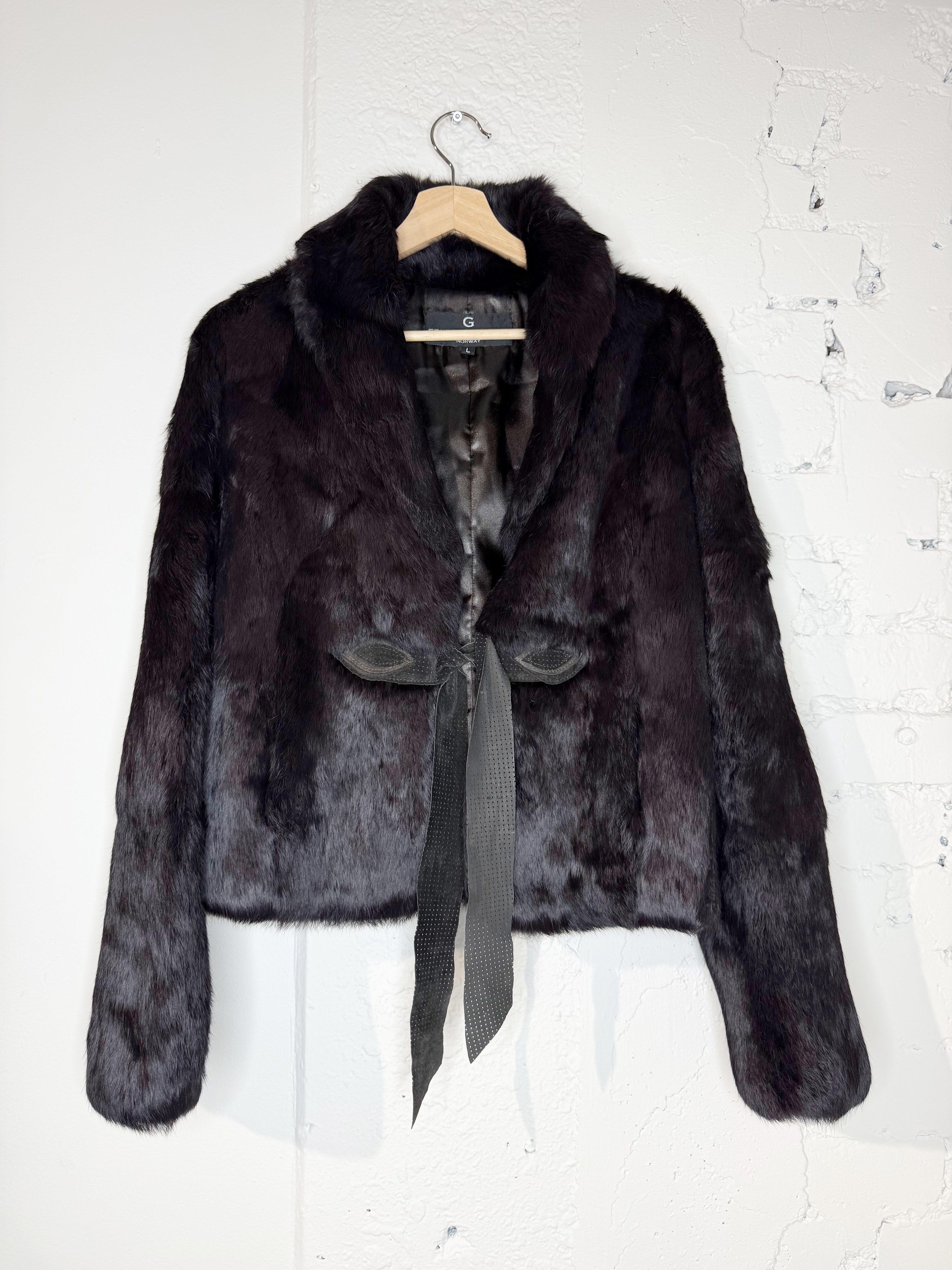 Erik Garthus AS Dark Brown Mink Jacket - L