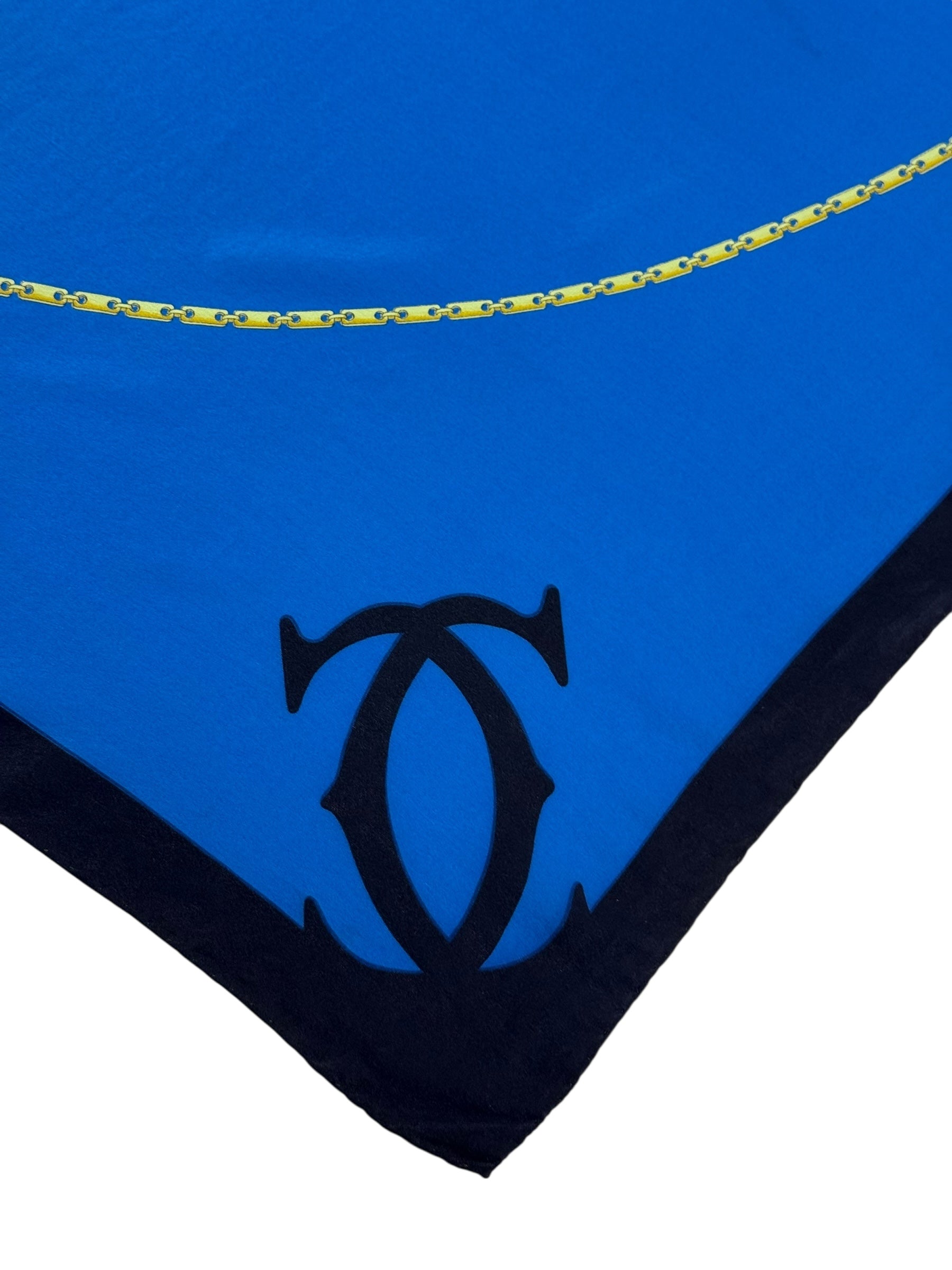 MUST DE CARTIER VINTAGE SILK SCARF