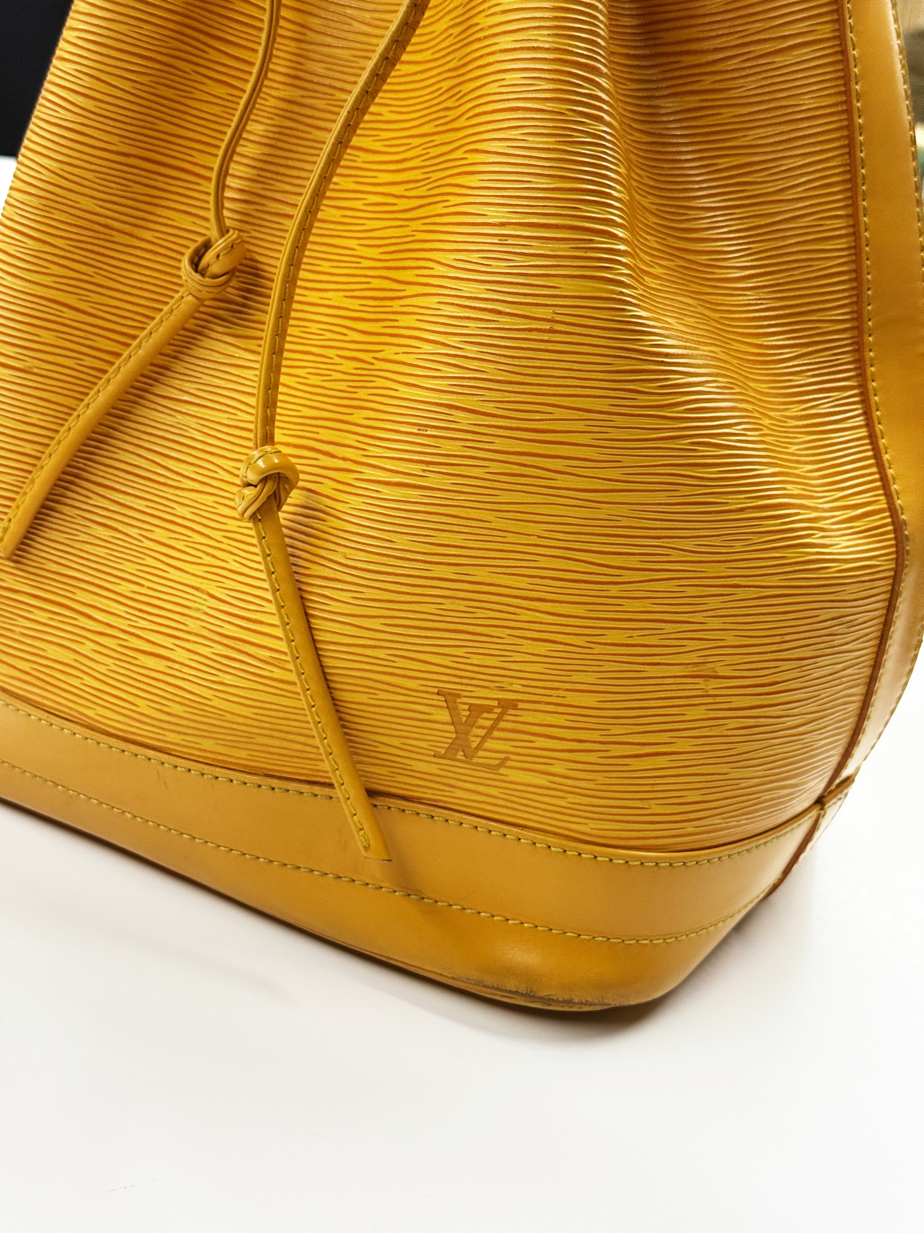 Louis Vuitton Noé Epi Leather Bucket Bag