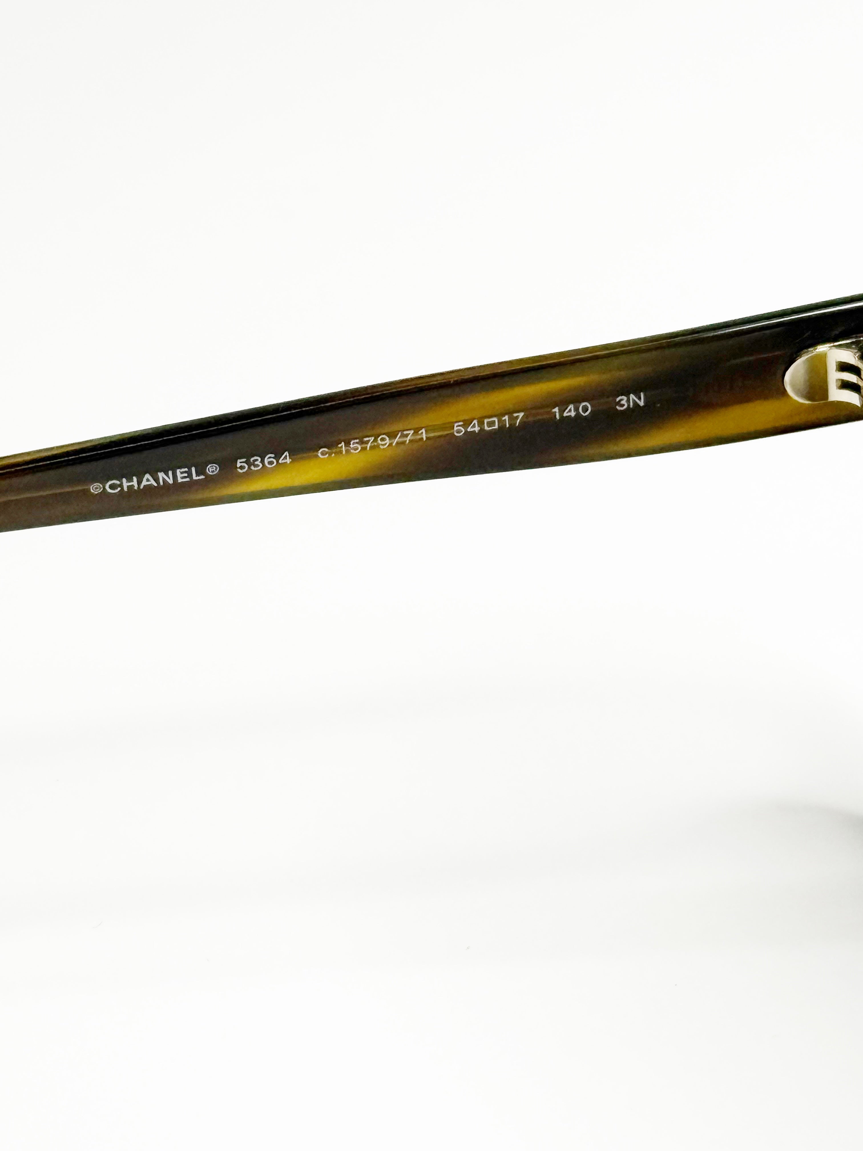 CHANEL 5364 C.1579/71 Oversized Tortoiseshell Sunglasses