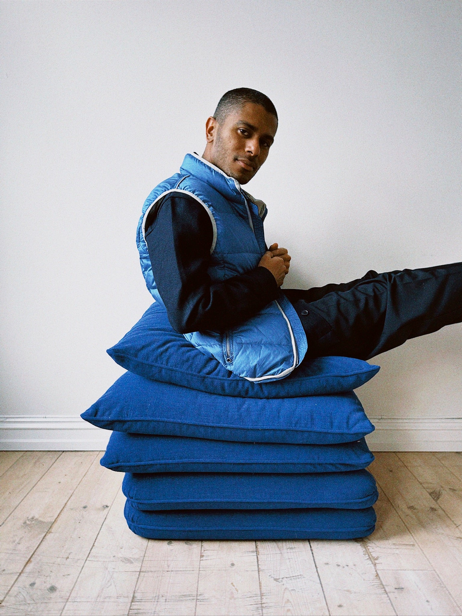 Napapijri Antarctic Research Program Blue Down Vest