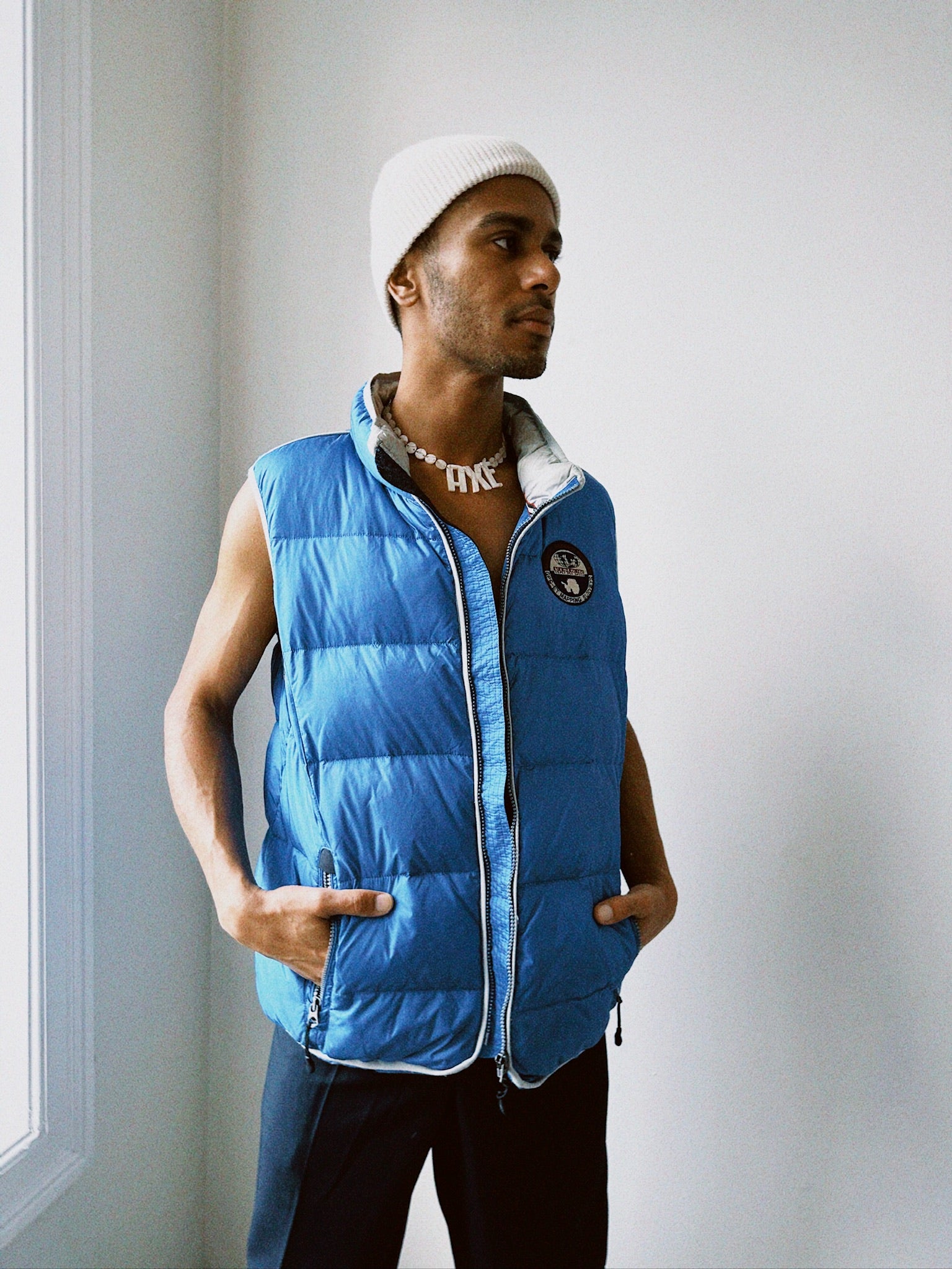 Napapijri Antarctic Research Program Blue Down Vest