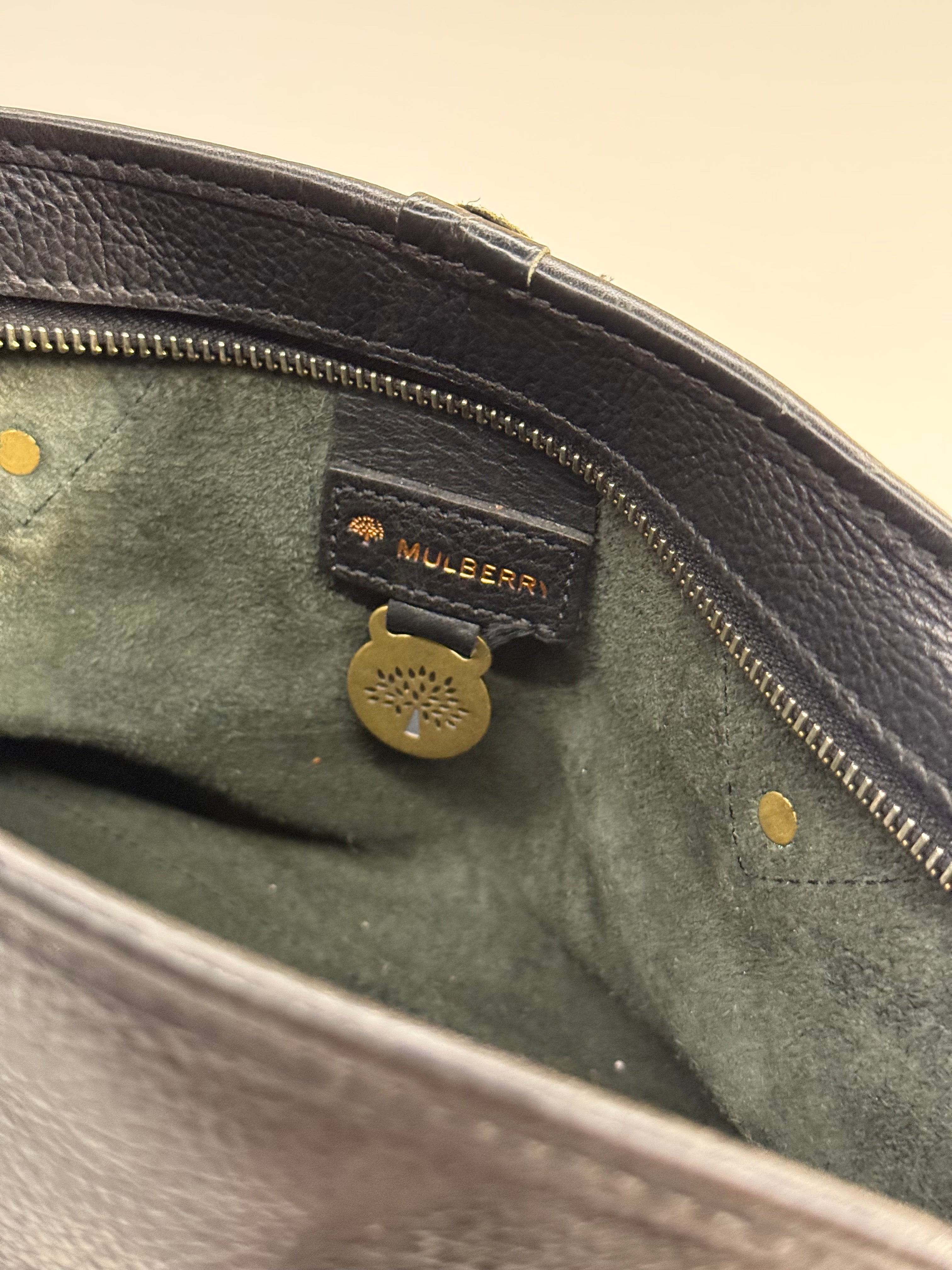 MULBERRY Mabel Black Leather Bag