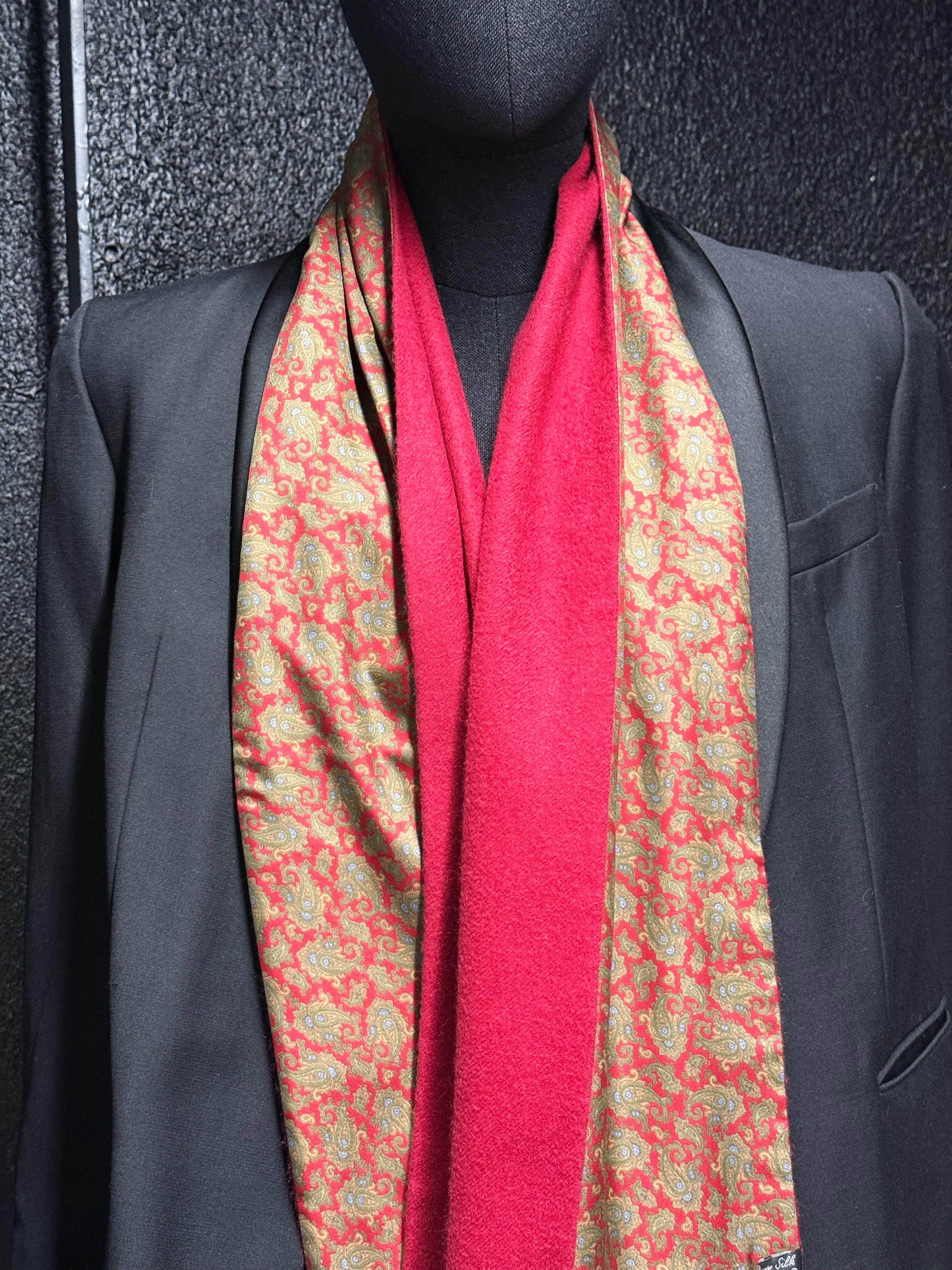 Reversible Scarf in Cashmere & Silk