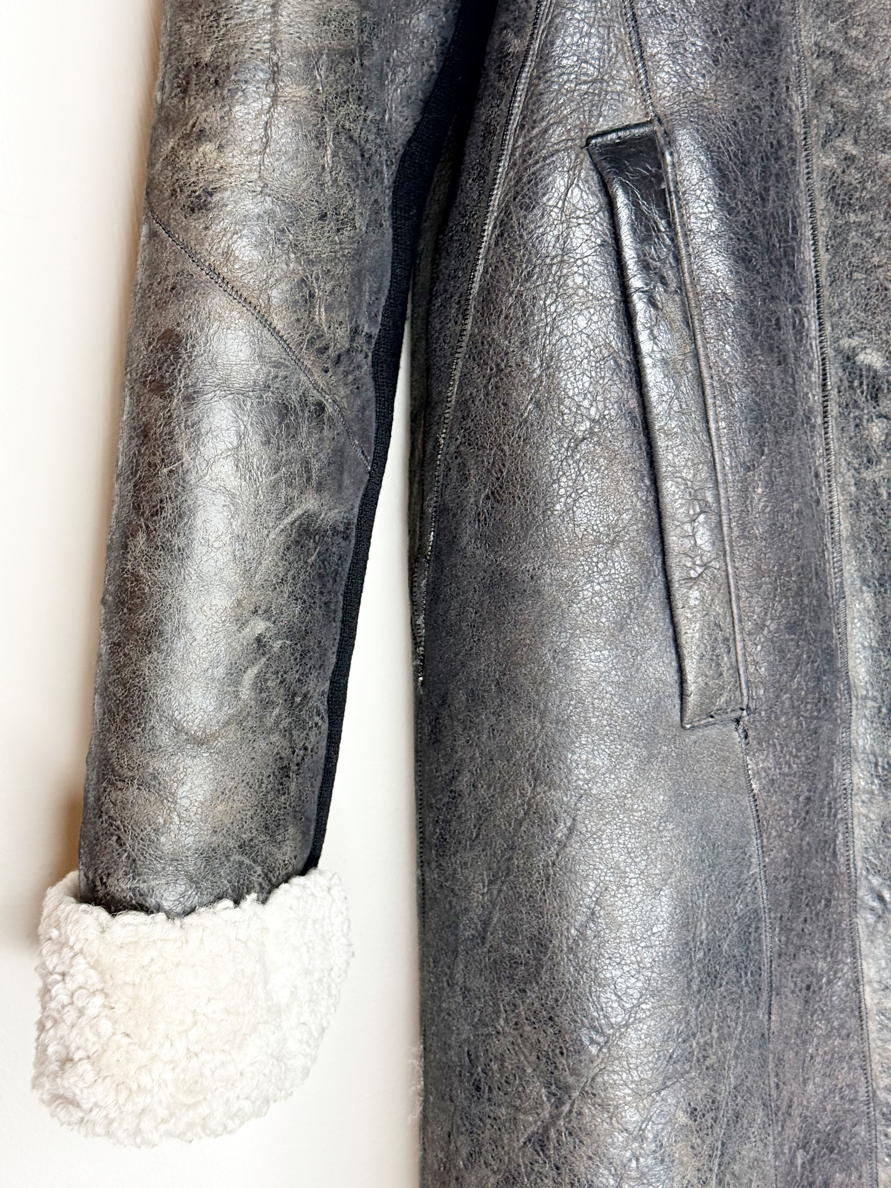 Helmut Lang Shearling Jacket - EU 36