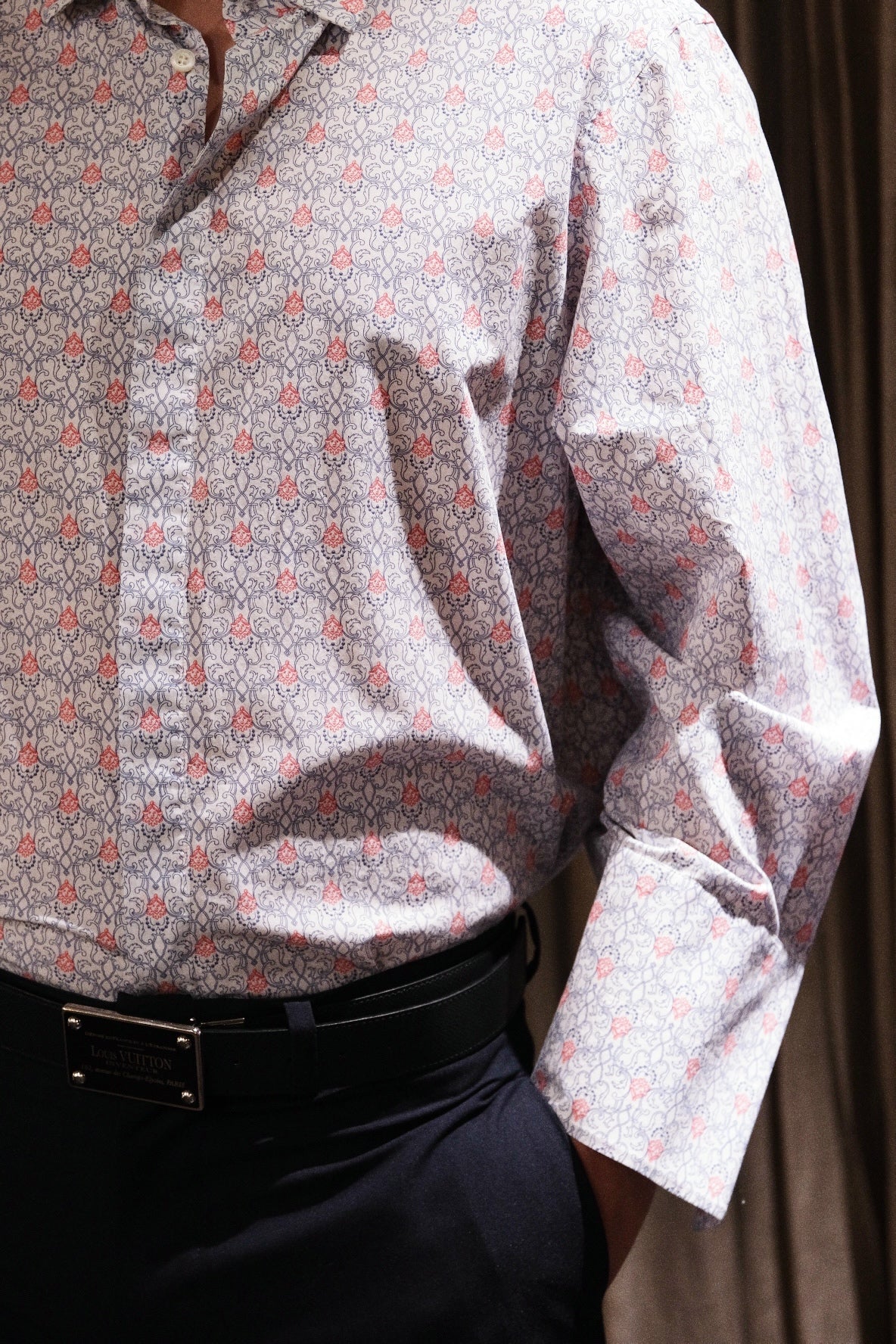 PRADA Men’s Printed Cotton Shirt