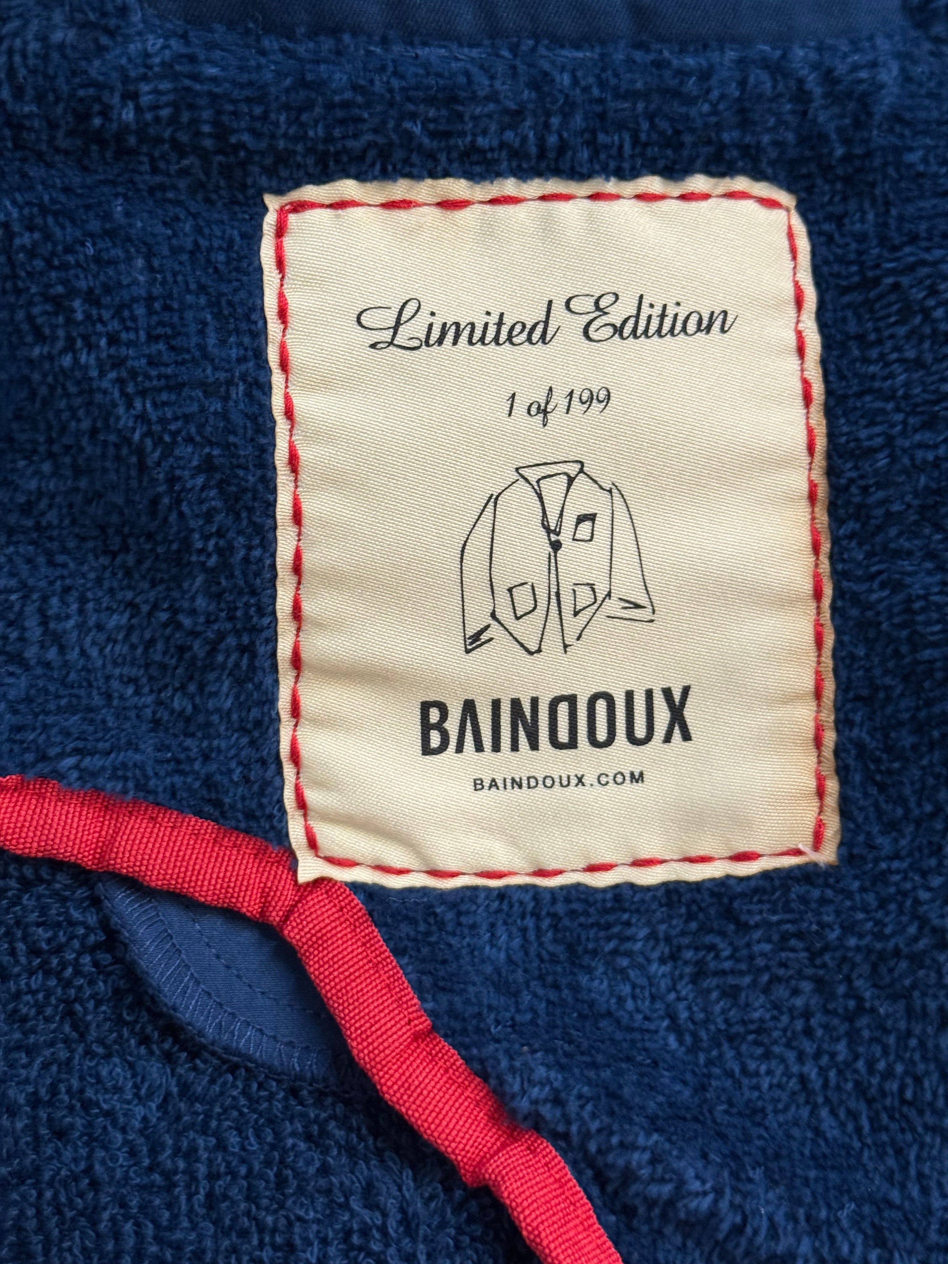 BainDoux Navy Towel Blazer Jacket