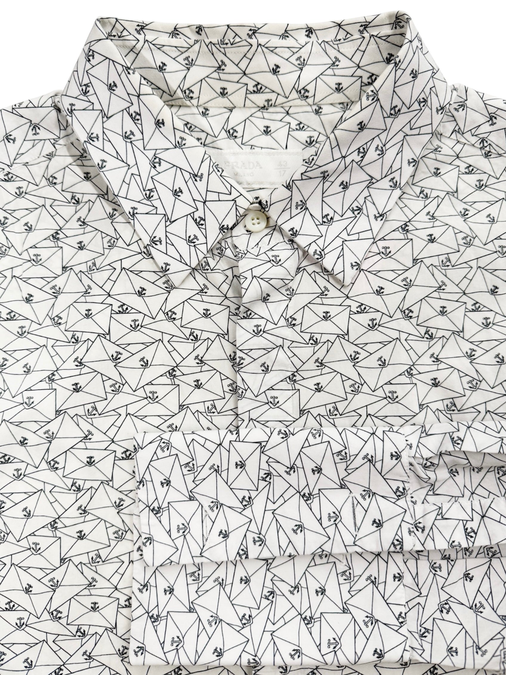 Prada Anchor Print Shirt