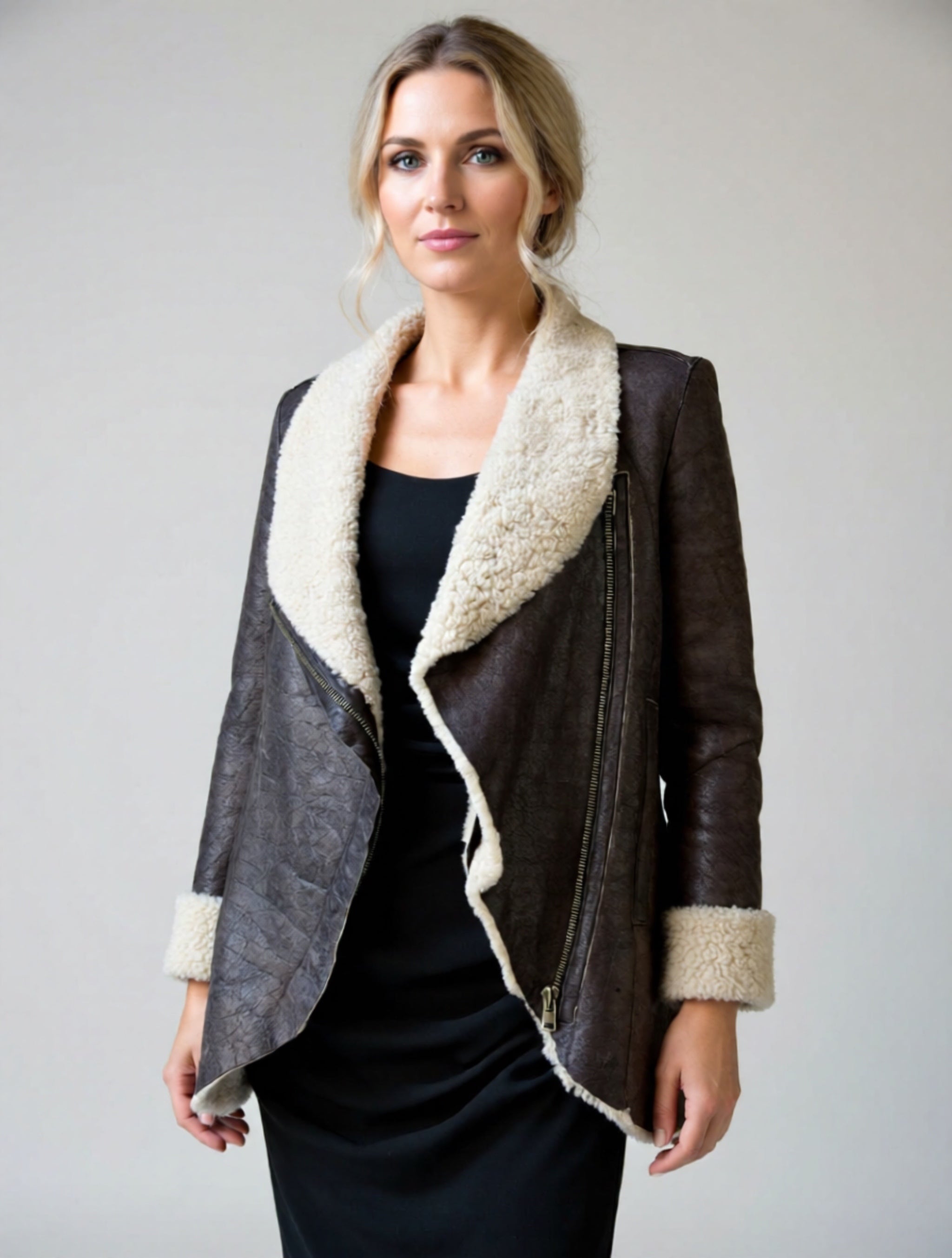 Helmut Lang Shearling Jacket - EU 36