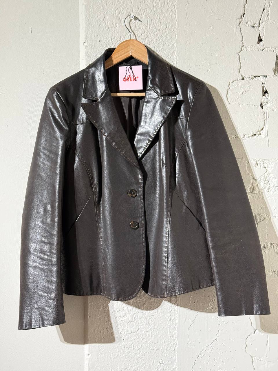 Vintage Leather Blazer