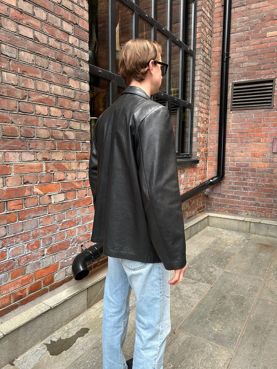 Alexander Vintage Leather Blazer