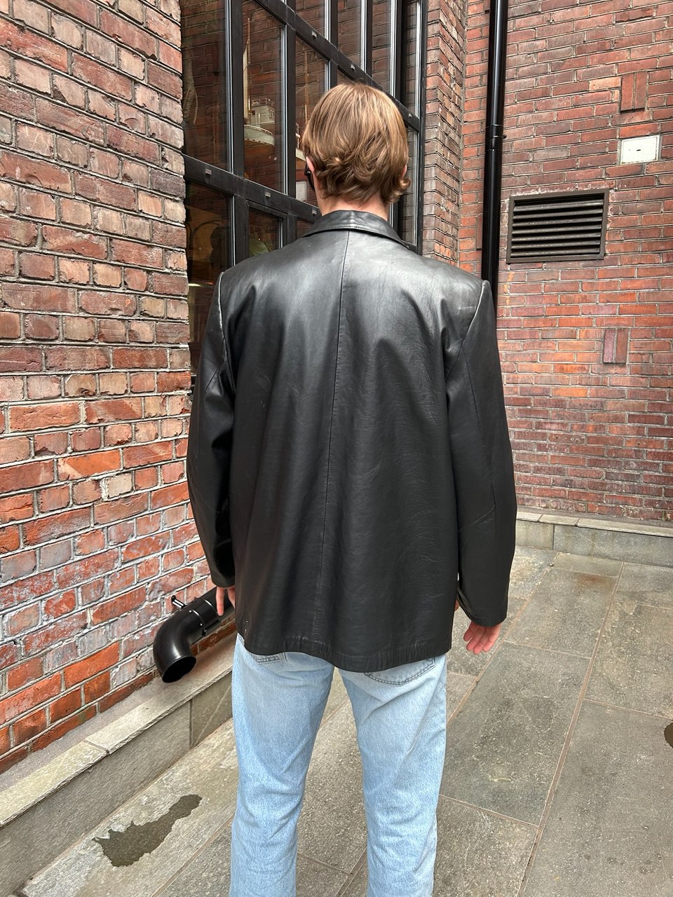 Alexander Vintage Leather Blazer