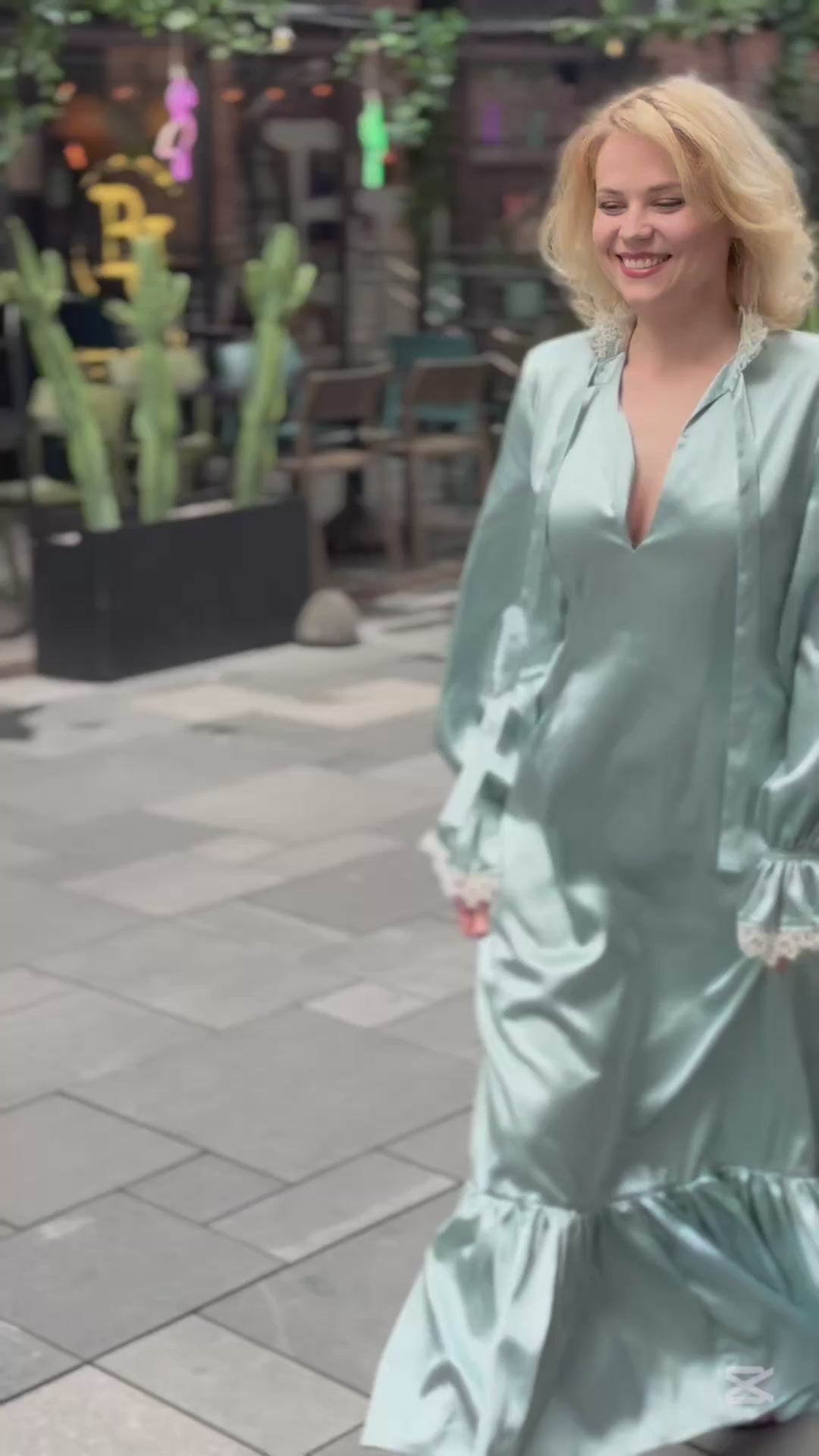 Atelier Runmarker Turquoise Dress