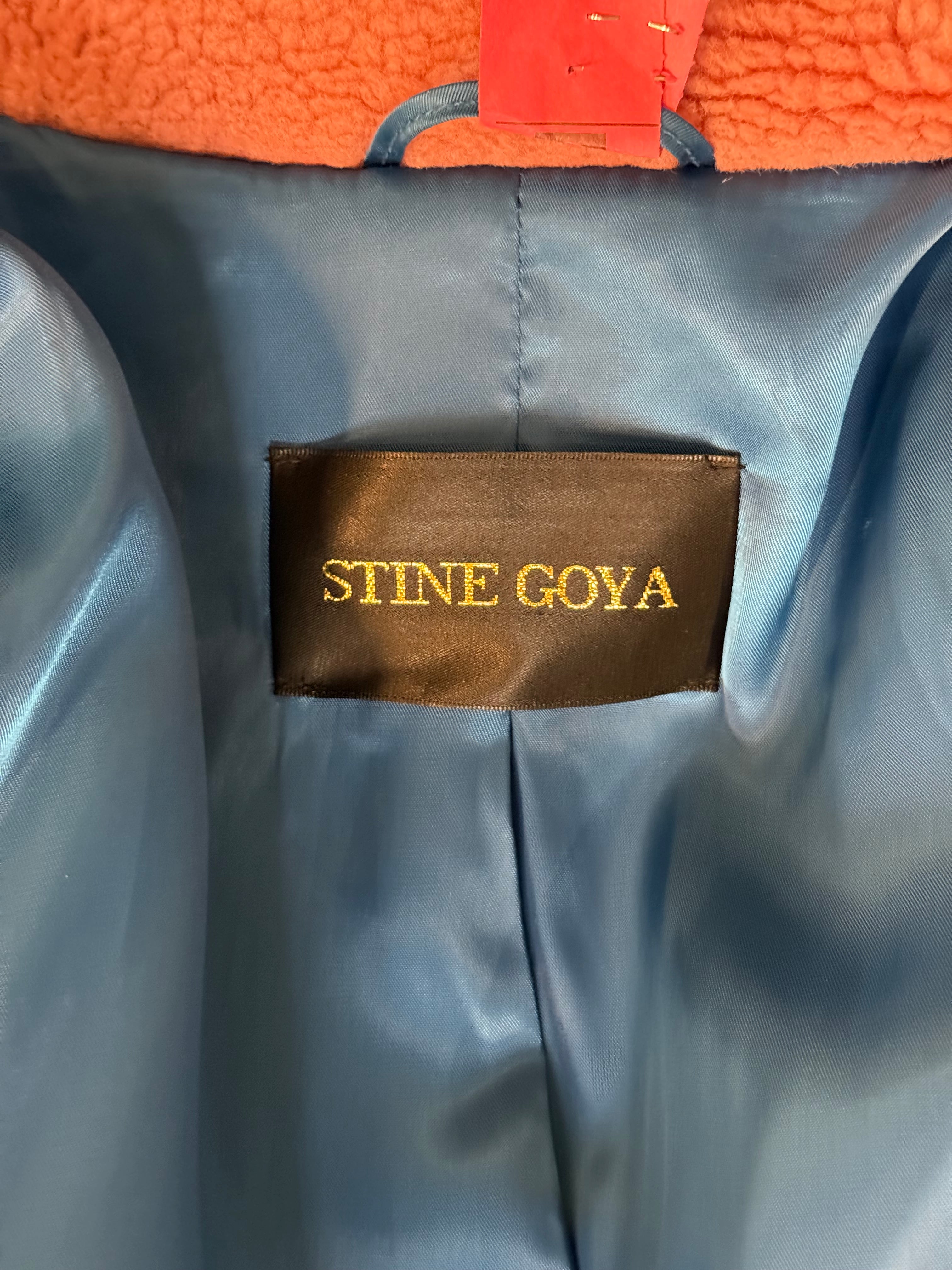 Stine Goya Pink Faux Shearling Coat