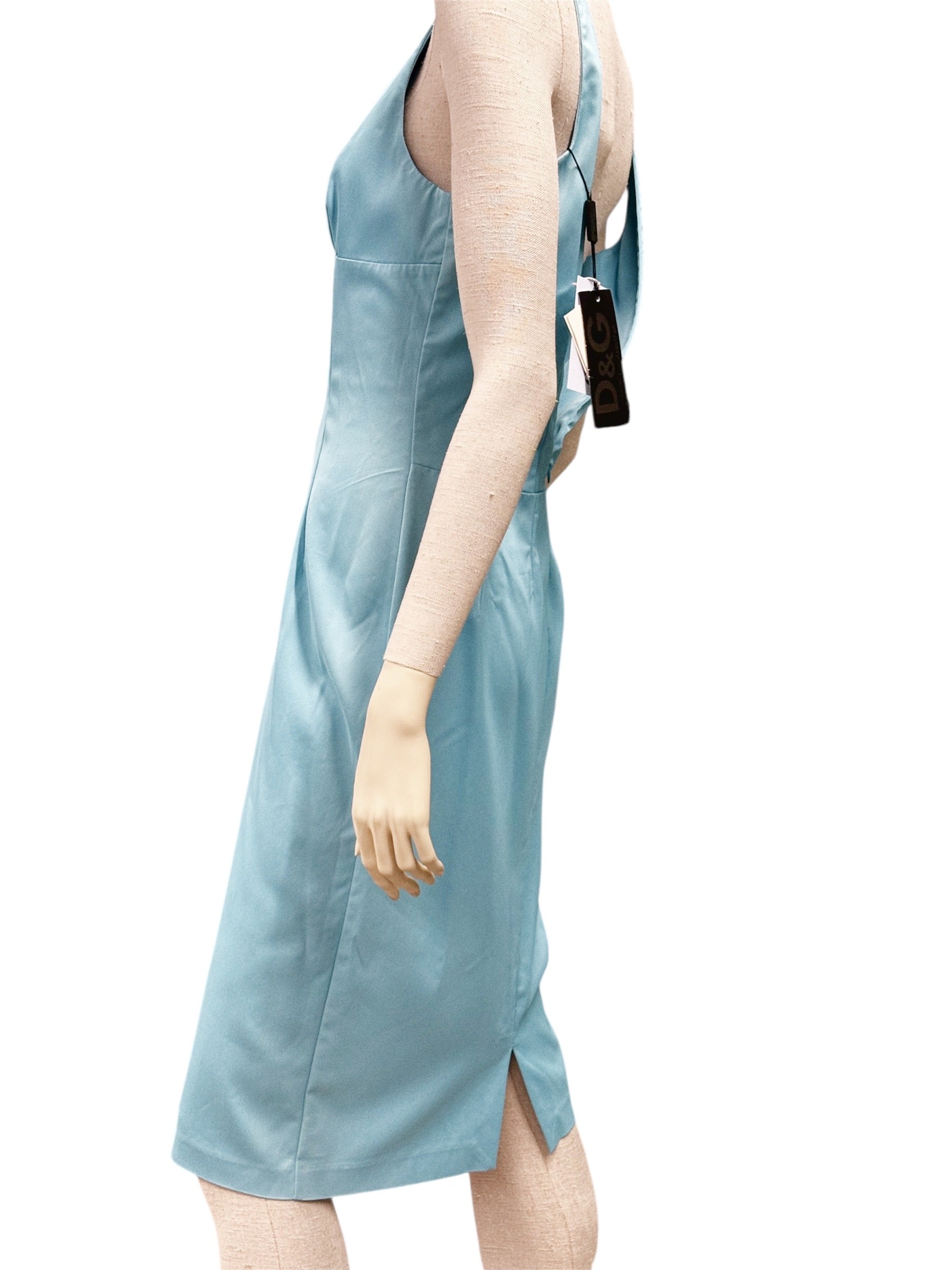 D&G Sky Blue Pencil Dress