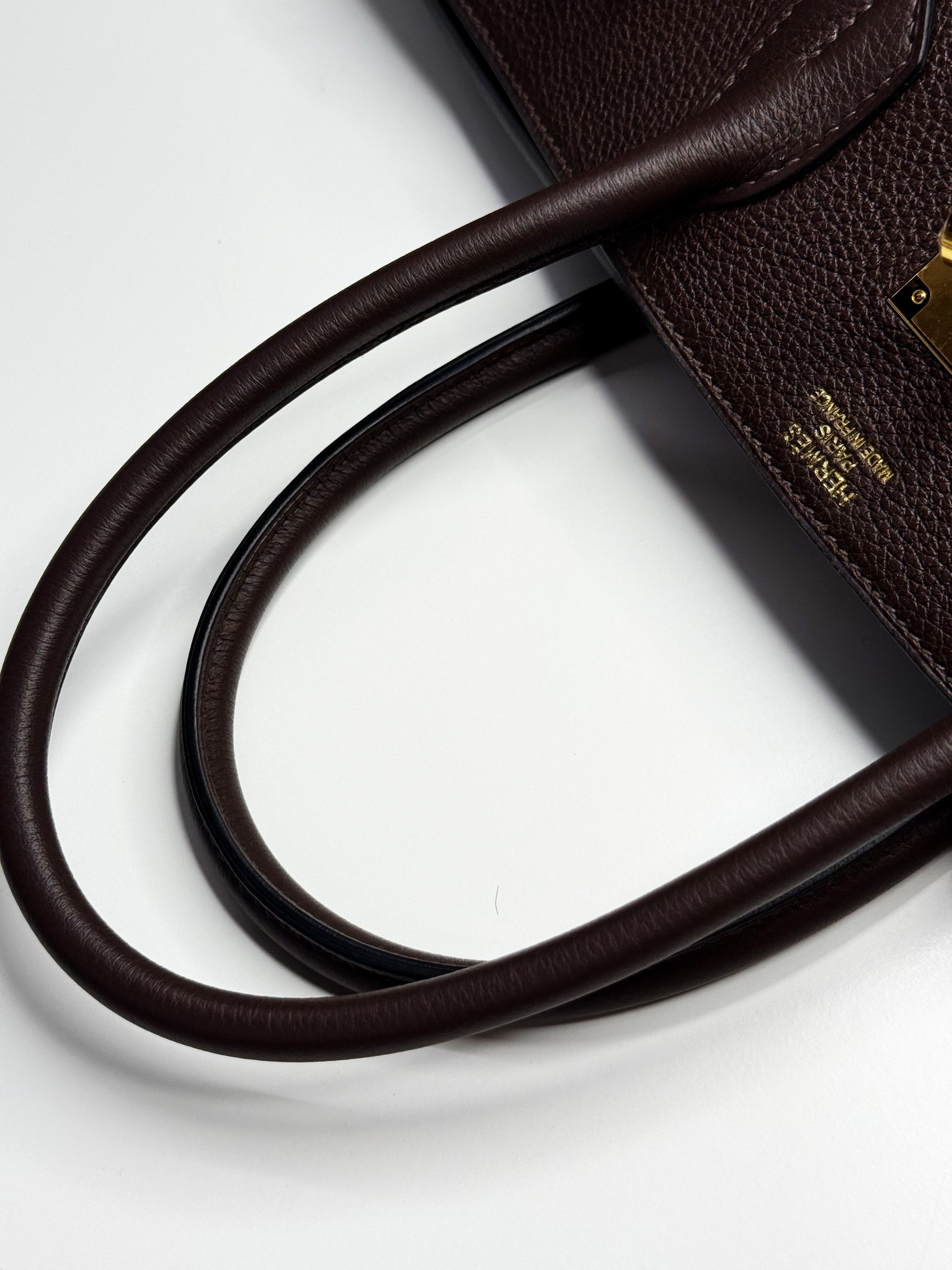 Hermès Birkin 35 Chocolate Brown Togo Leather