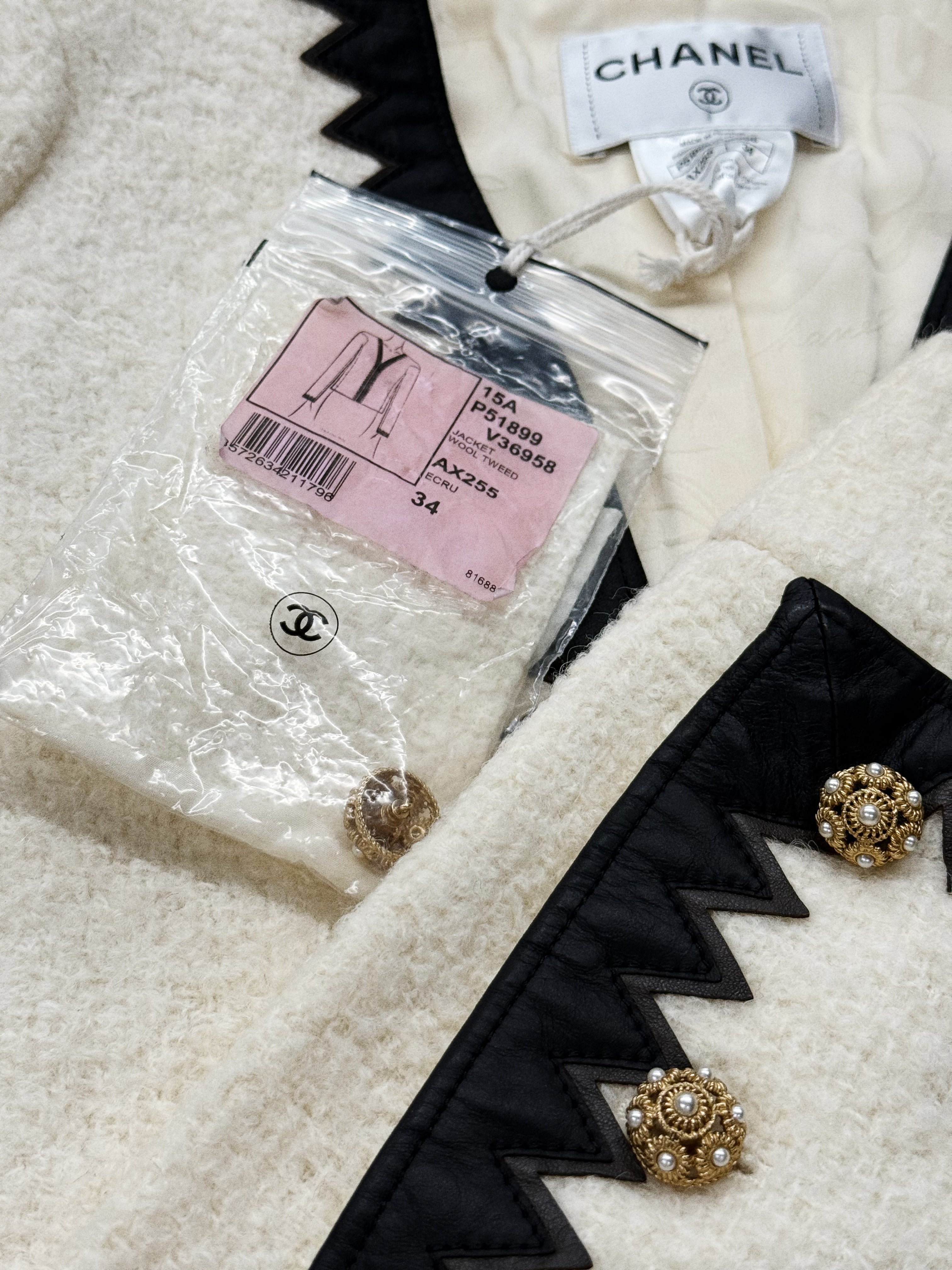 Chanel Wool Tweed Jacket & Skirt Set — Fall 2015 Collection