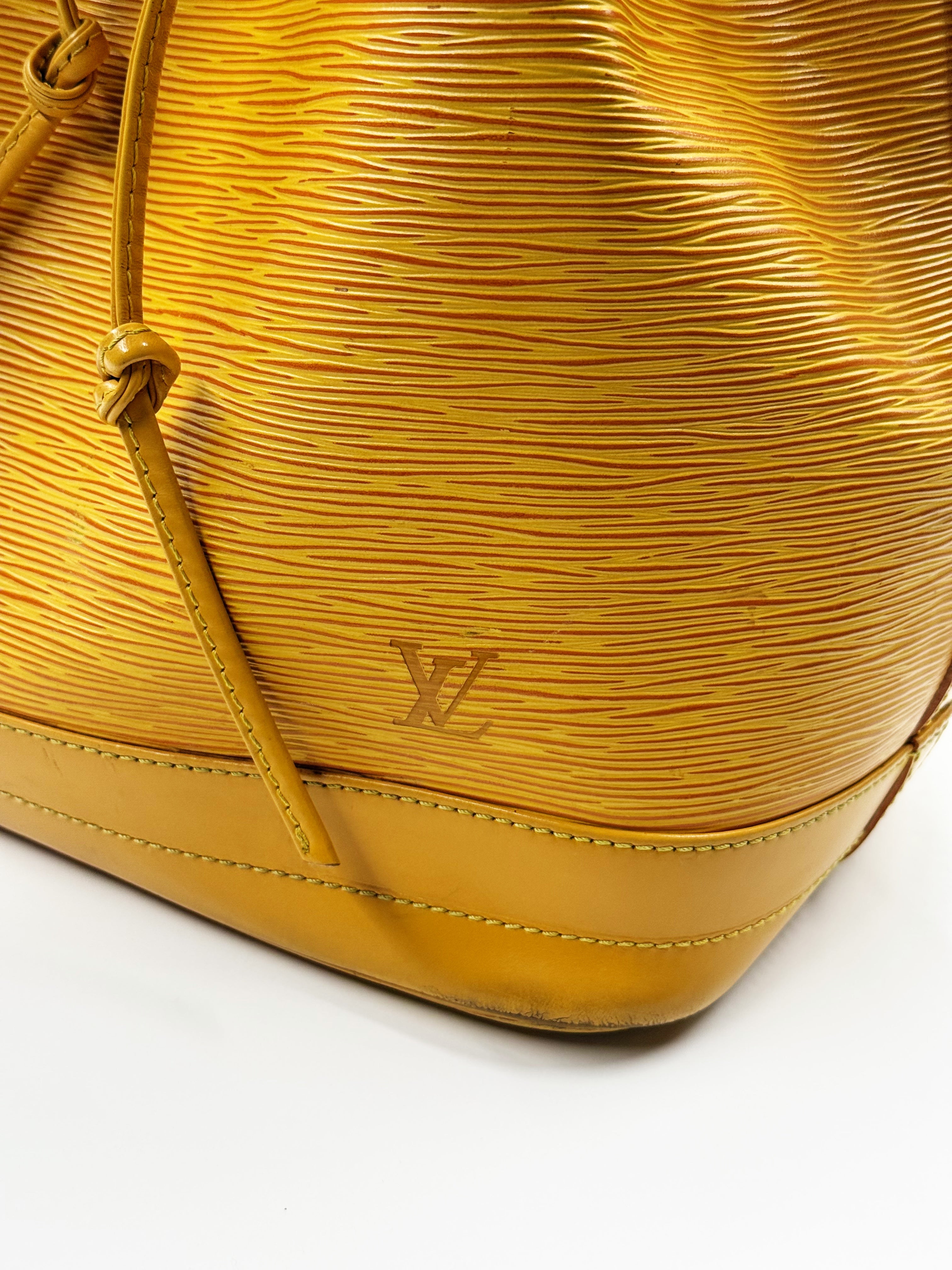 Louis Vuitton Noé Epi Leather Bucket Bag