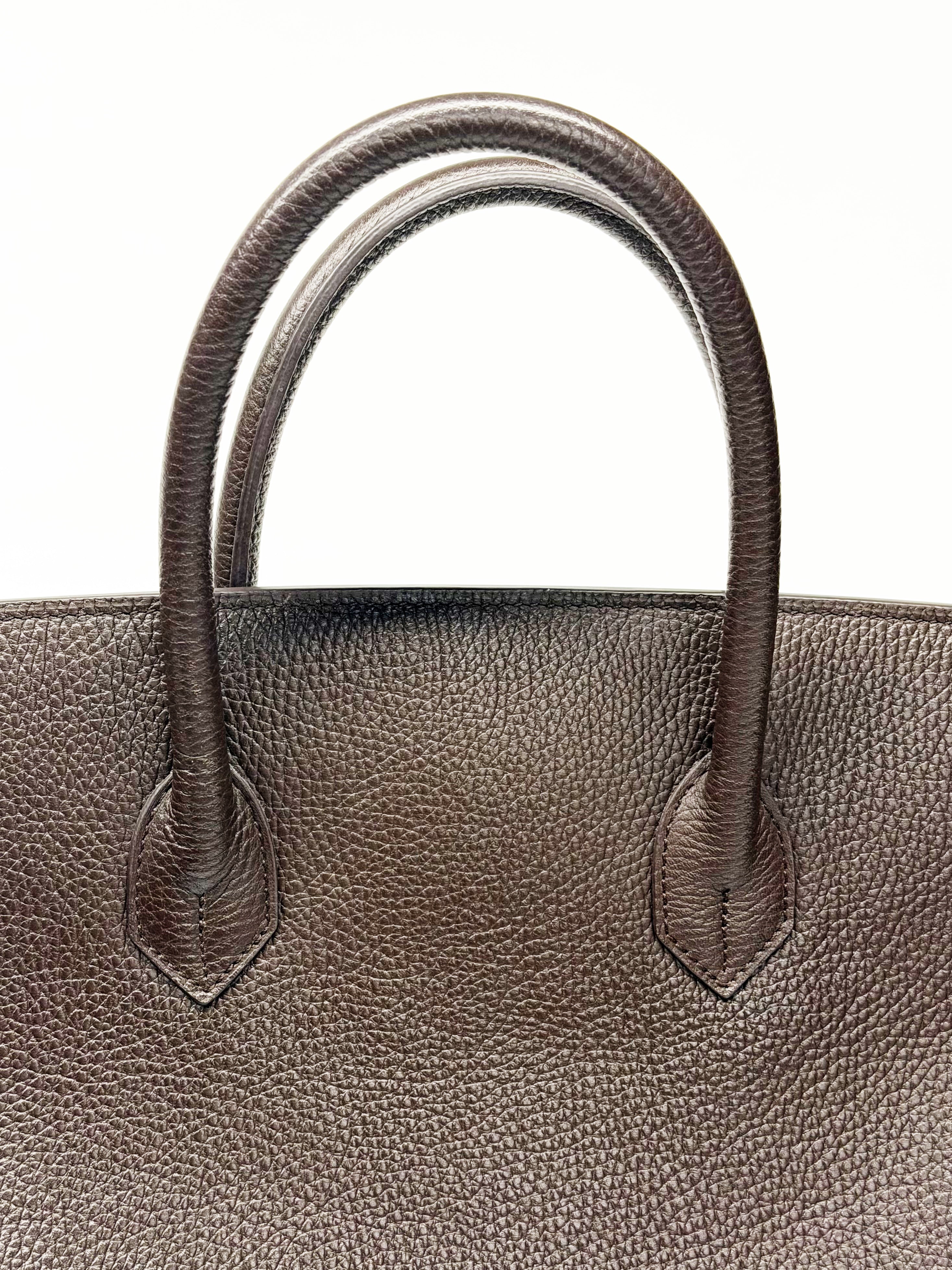 Hermès Birkin 40 Etoupe Togo Leather Palladium Hardware 2011 Investment Piece