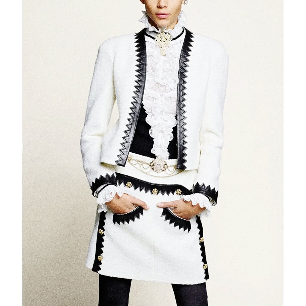 Chanel Wool Tweed Jacket & Skirt Set — Fall 2015 Collection