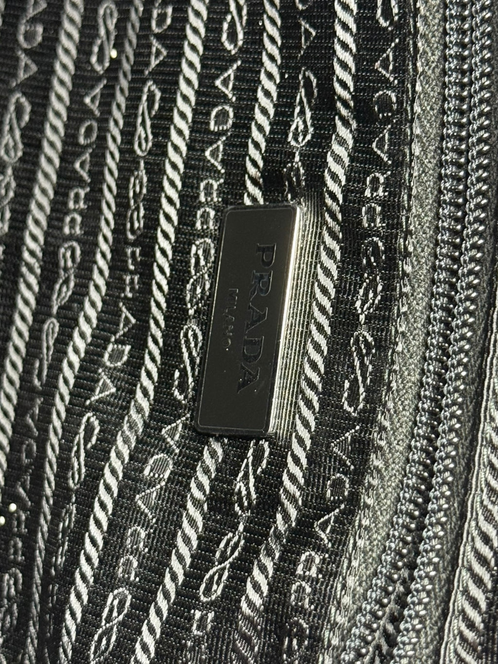 Prada Black Nylon Tote Bag