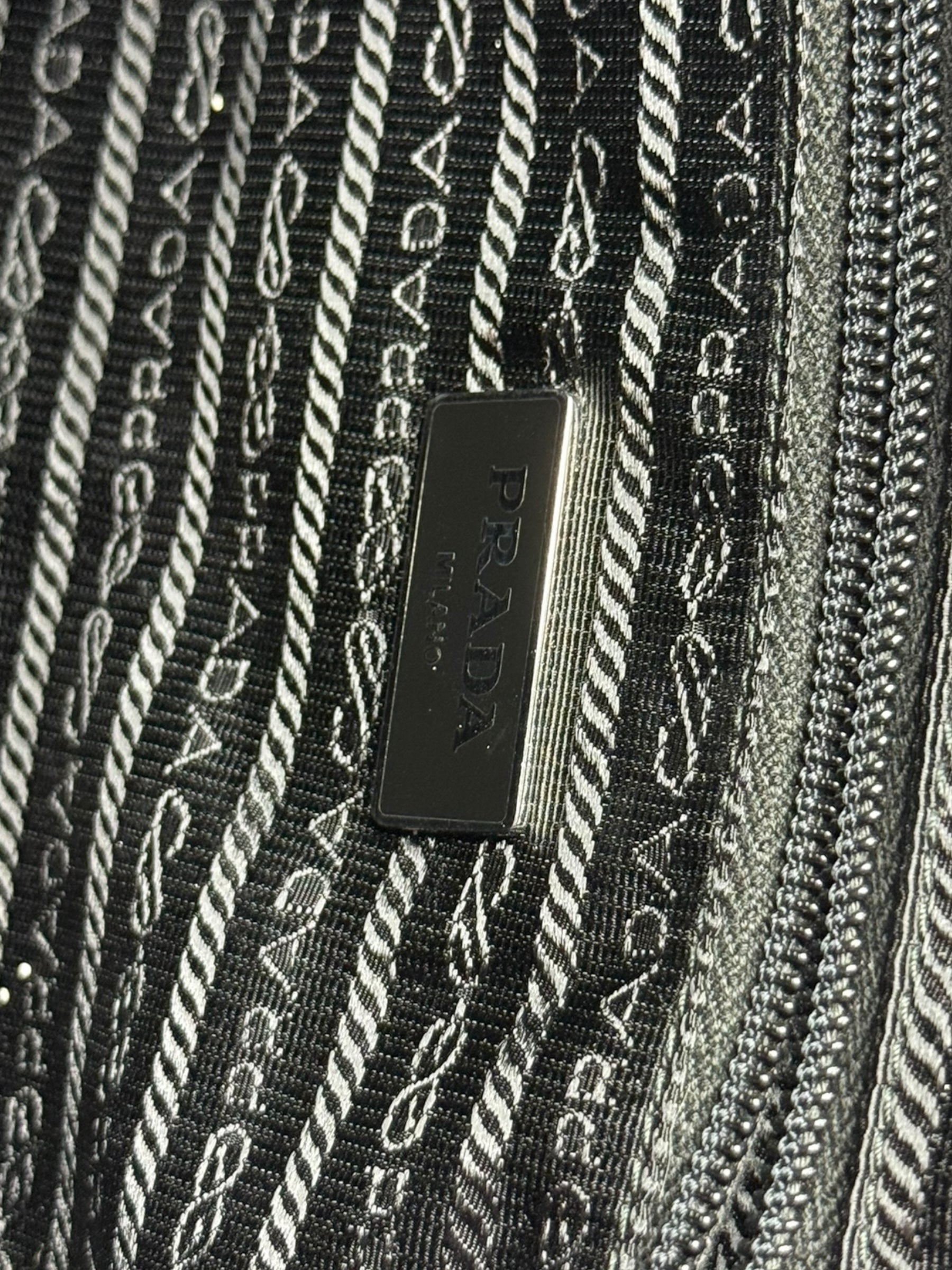 Prada Black Nylon Tote Bag