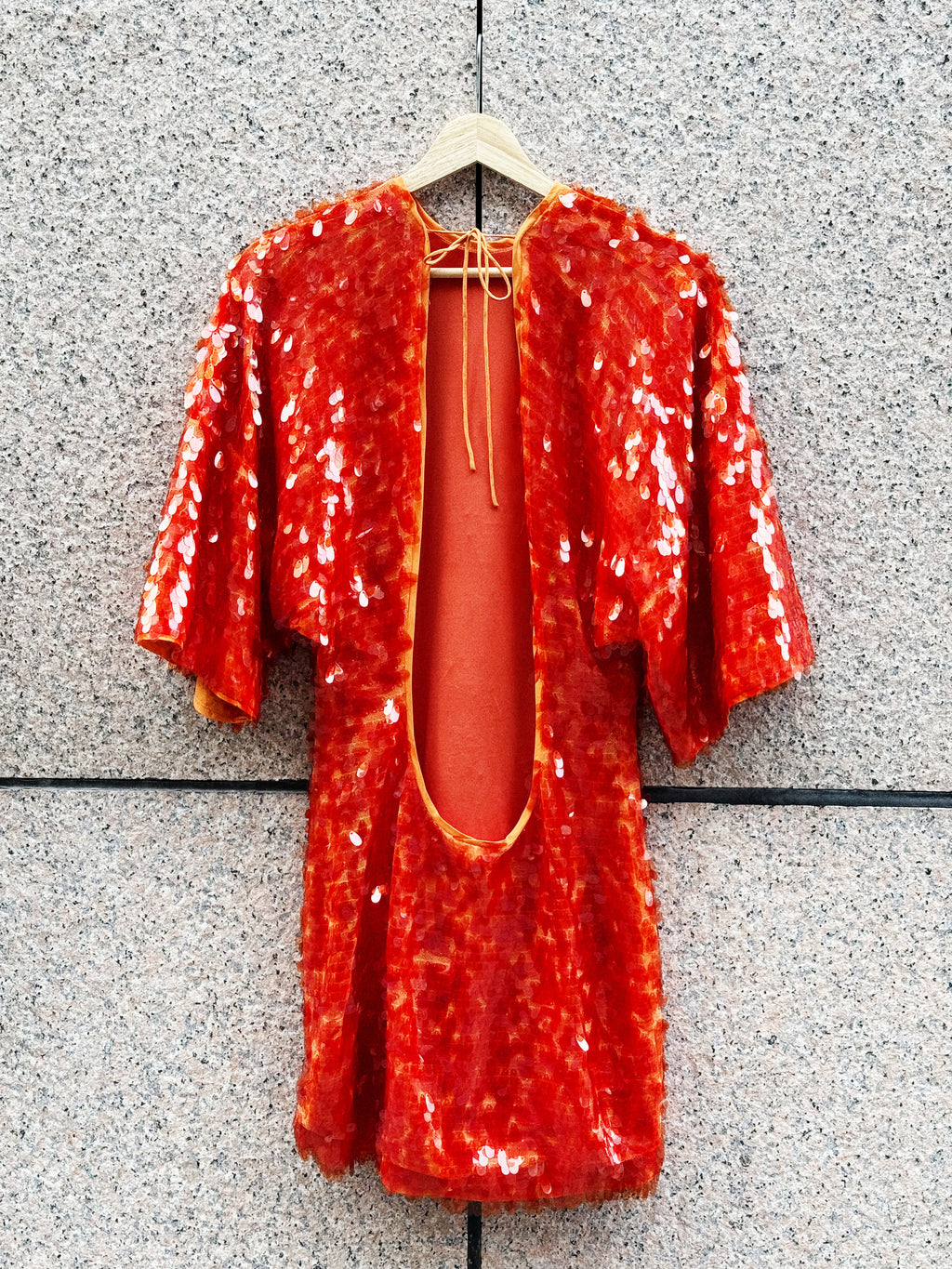 ROTATE Sequin Dress in Red