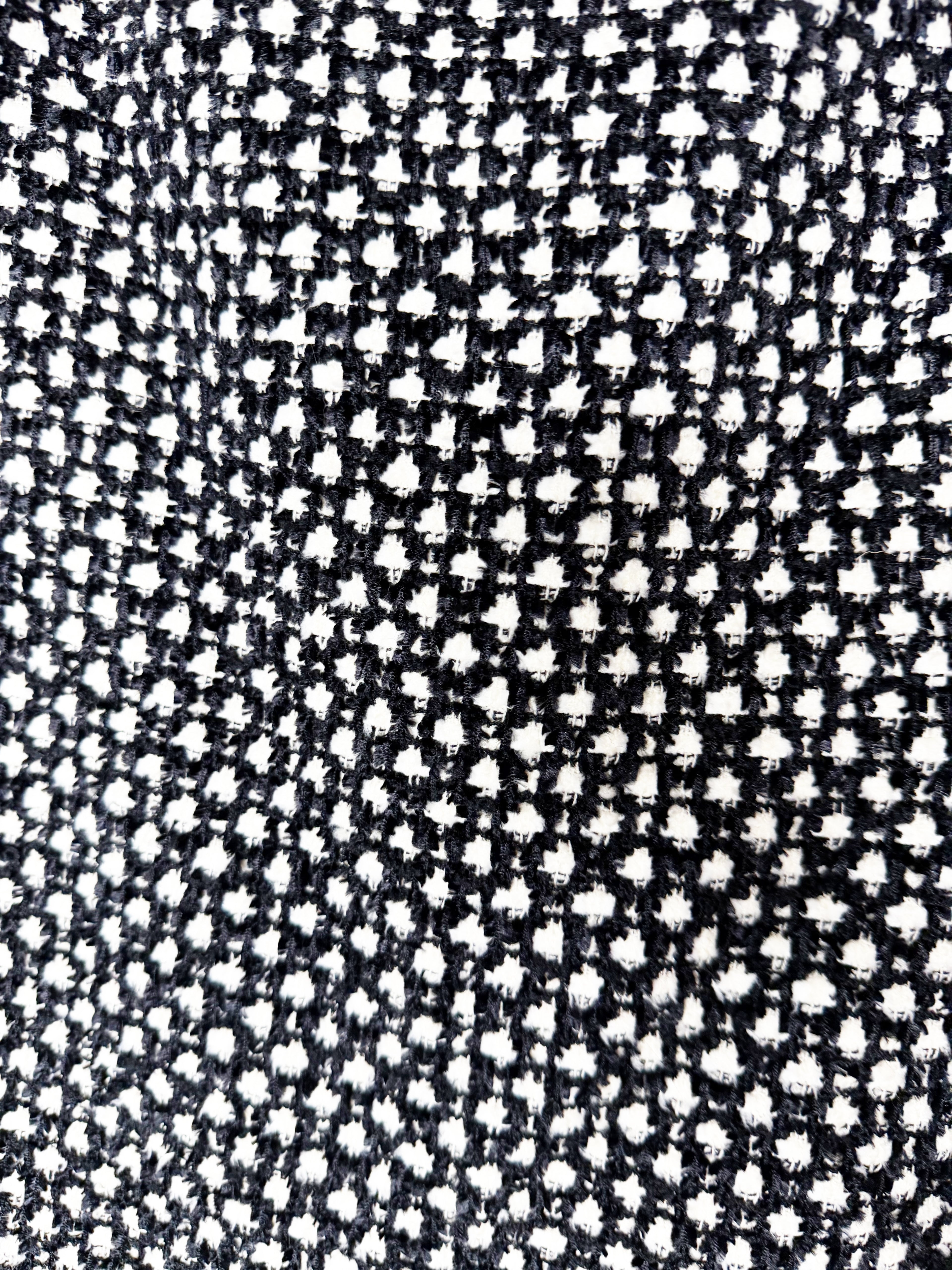 Escada Tweed Jacket & Skirt Set with Fur Details