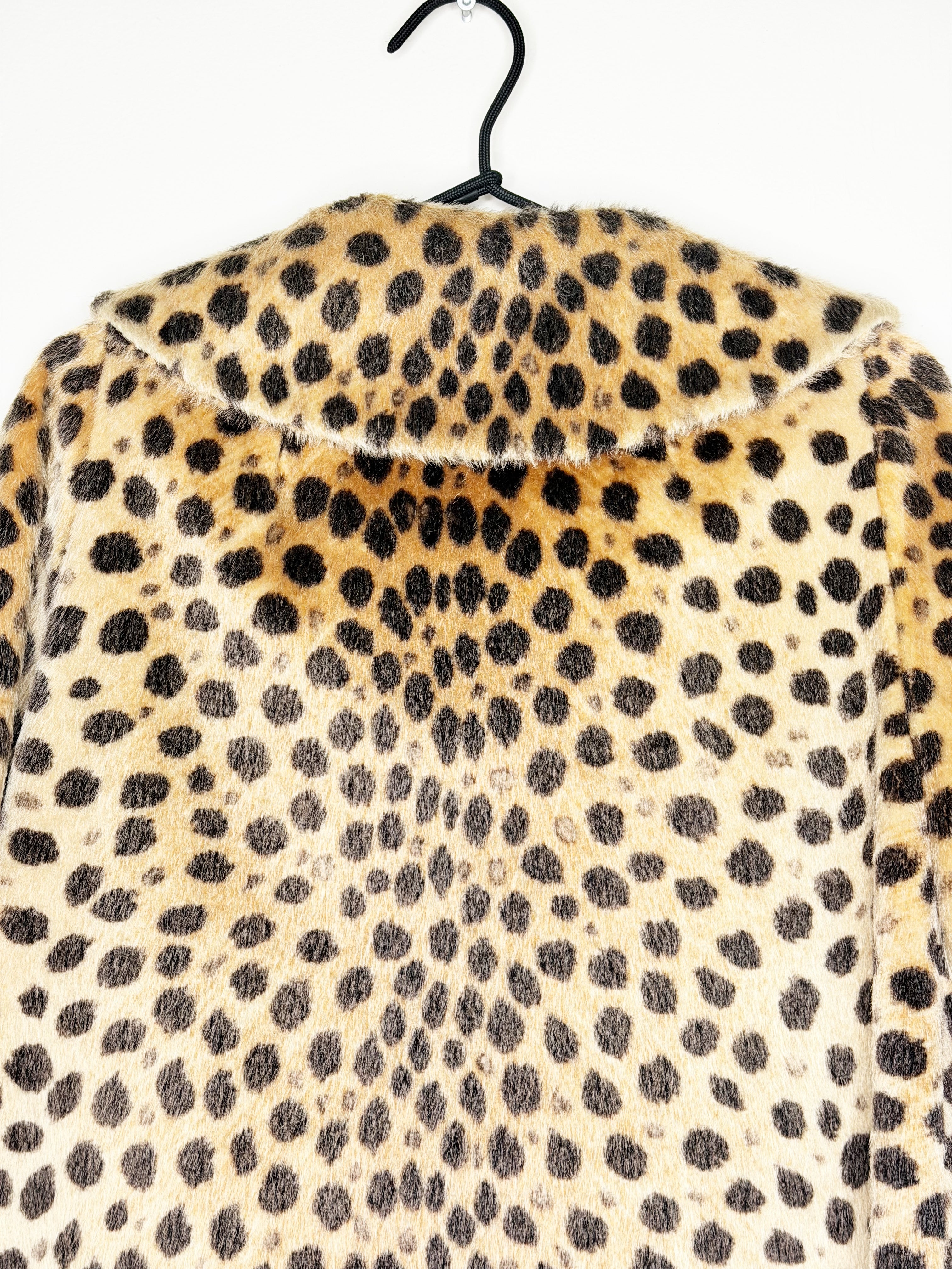 HITA Sportowne Leopard Print Fur Coat (Vintage)