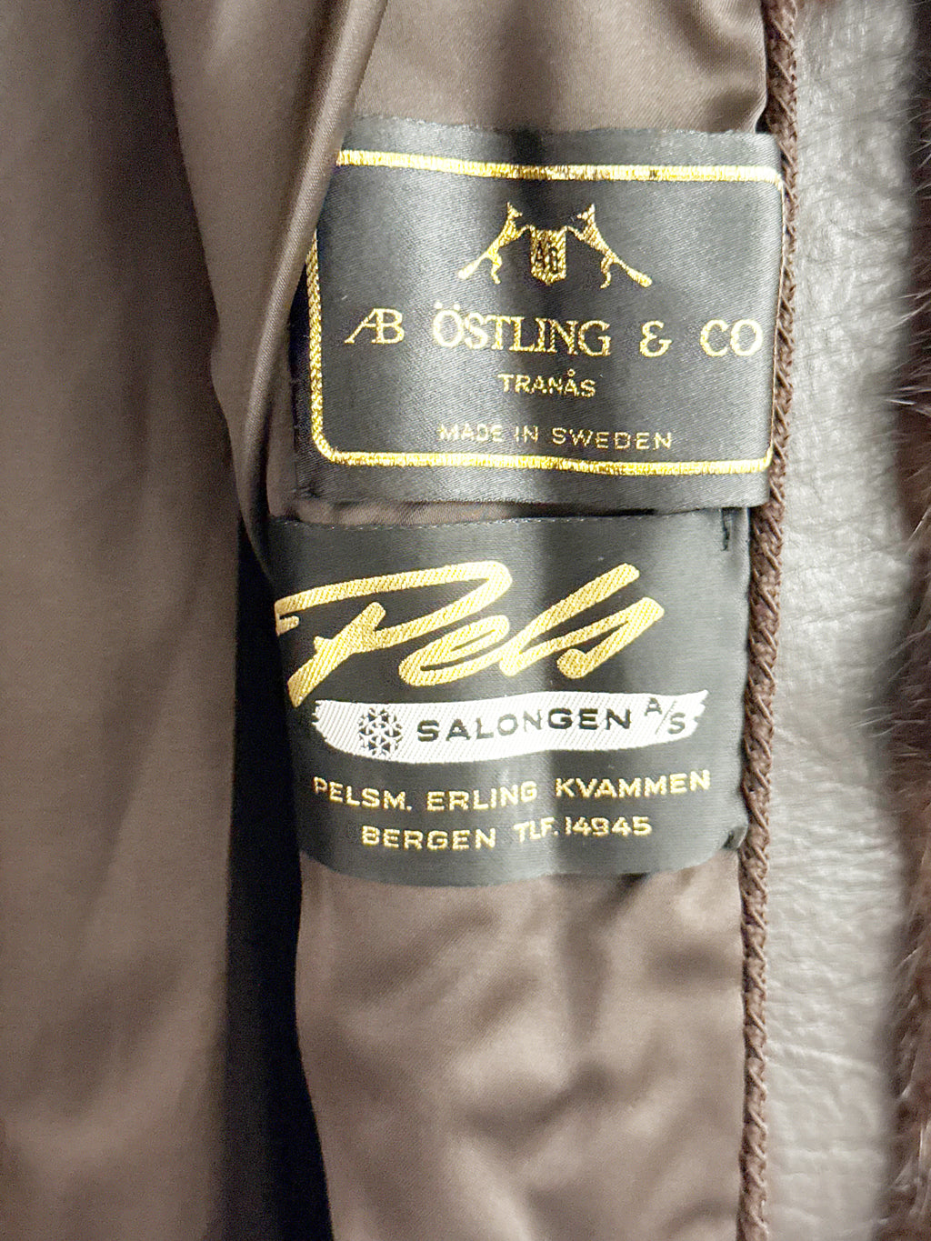 AB Östling & Co Fur Coat - EU 38-40