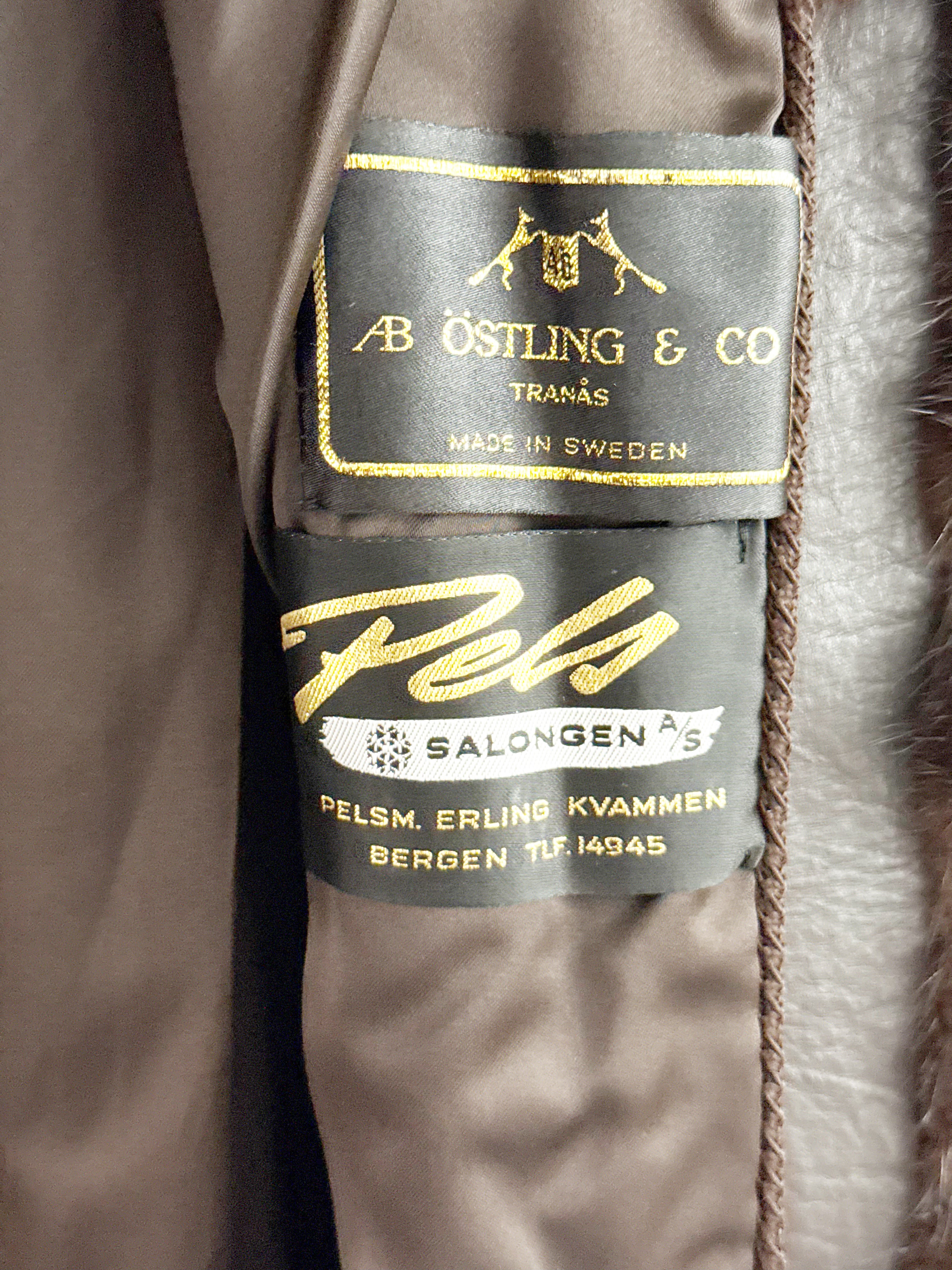 AB Östling & Co Fur Coat - EU 38-40