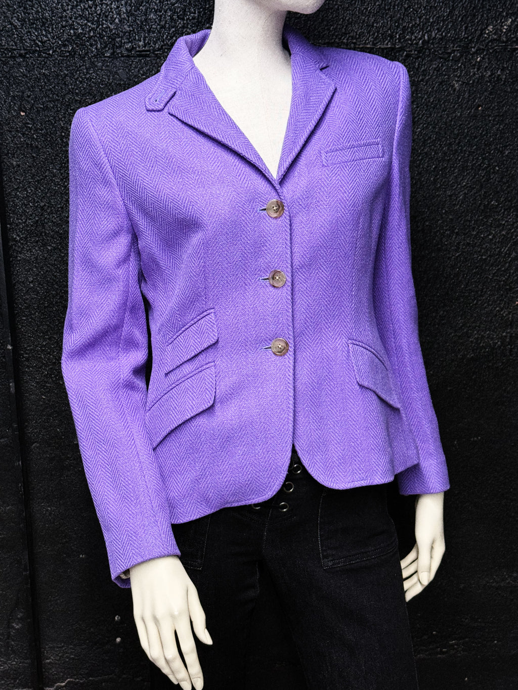 Ralph Lauren Silk-Lined Wool Blazer