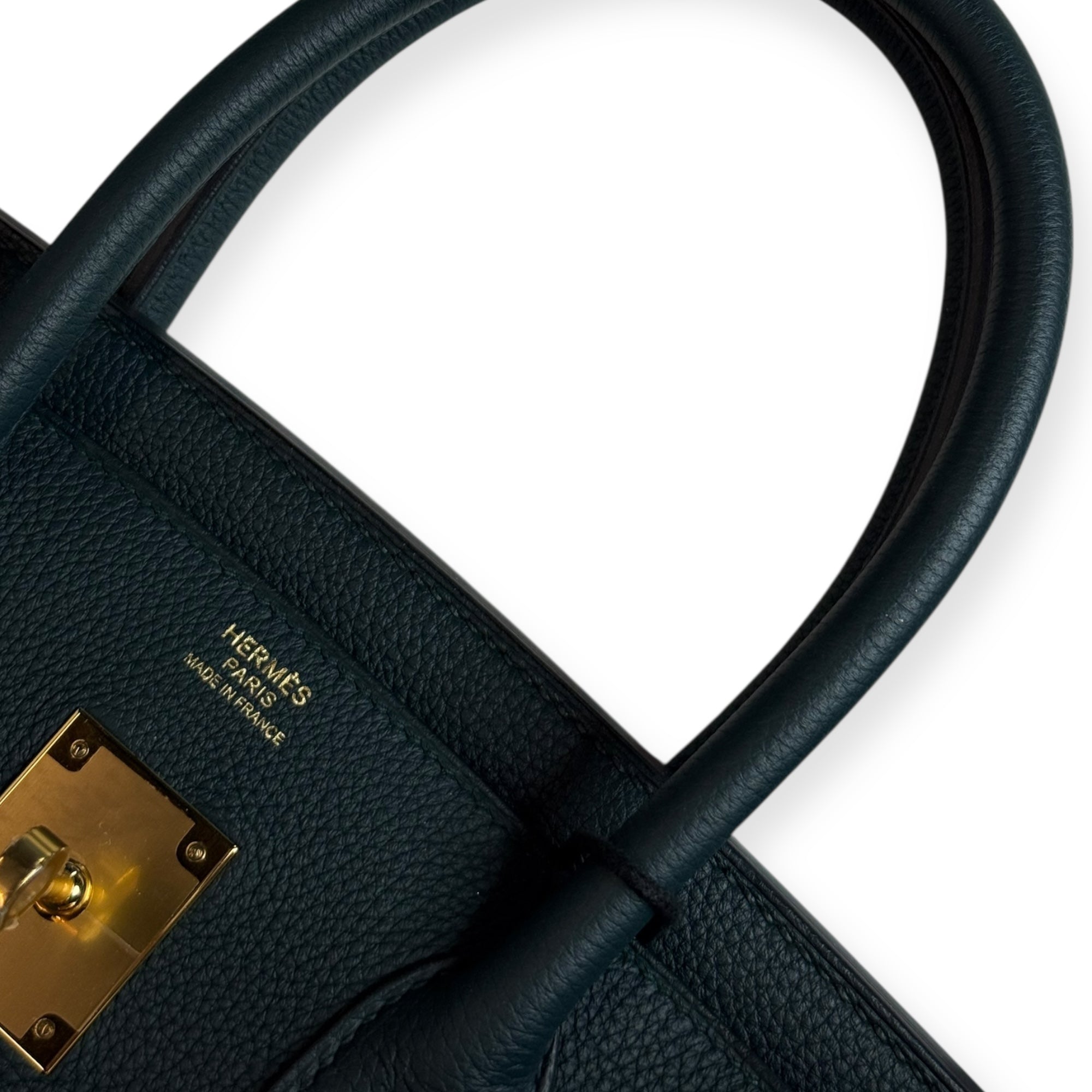 Hermès Birkin 30 — Vert Cypress Togo Leather, Gold Hardware (Stamp C)