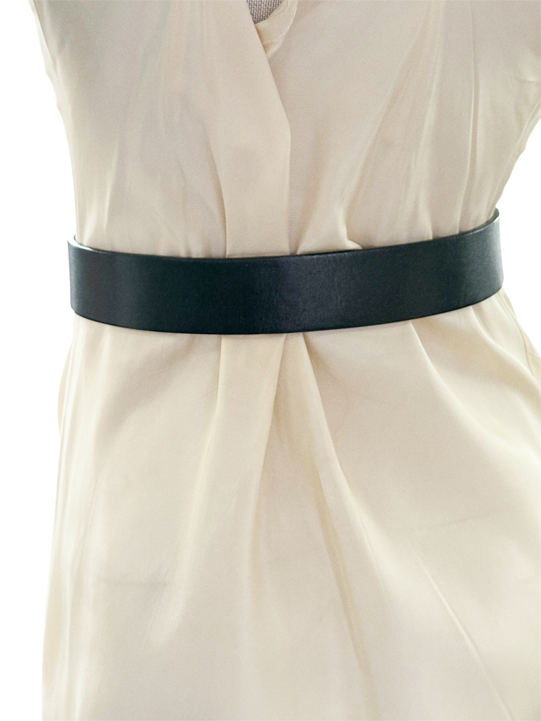 Gucci Wide Black Leather Waist Belt