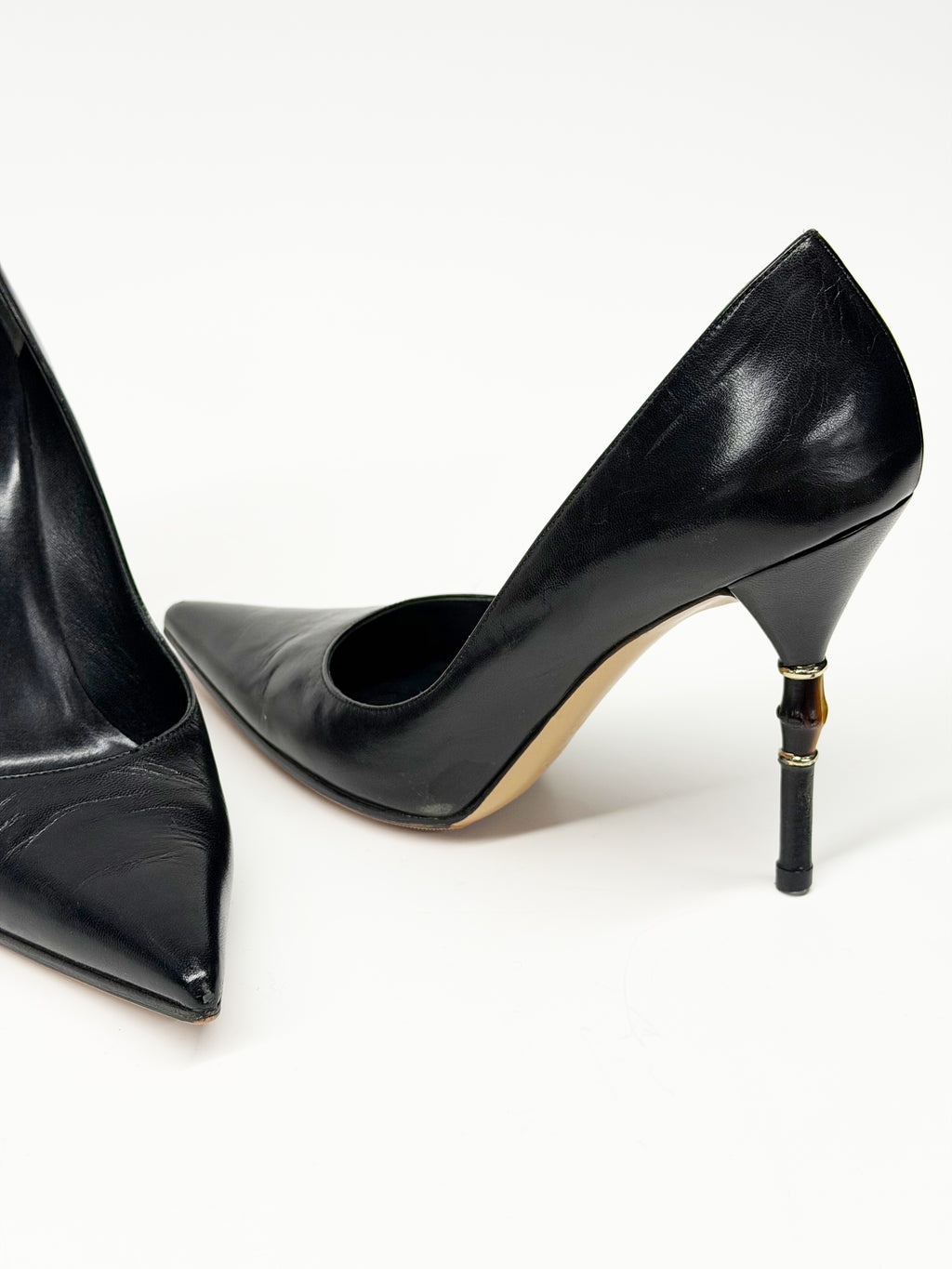 GUCCI BAMBOO HEEL PUMPS — 2000s ARCHIVE