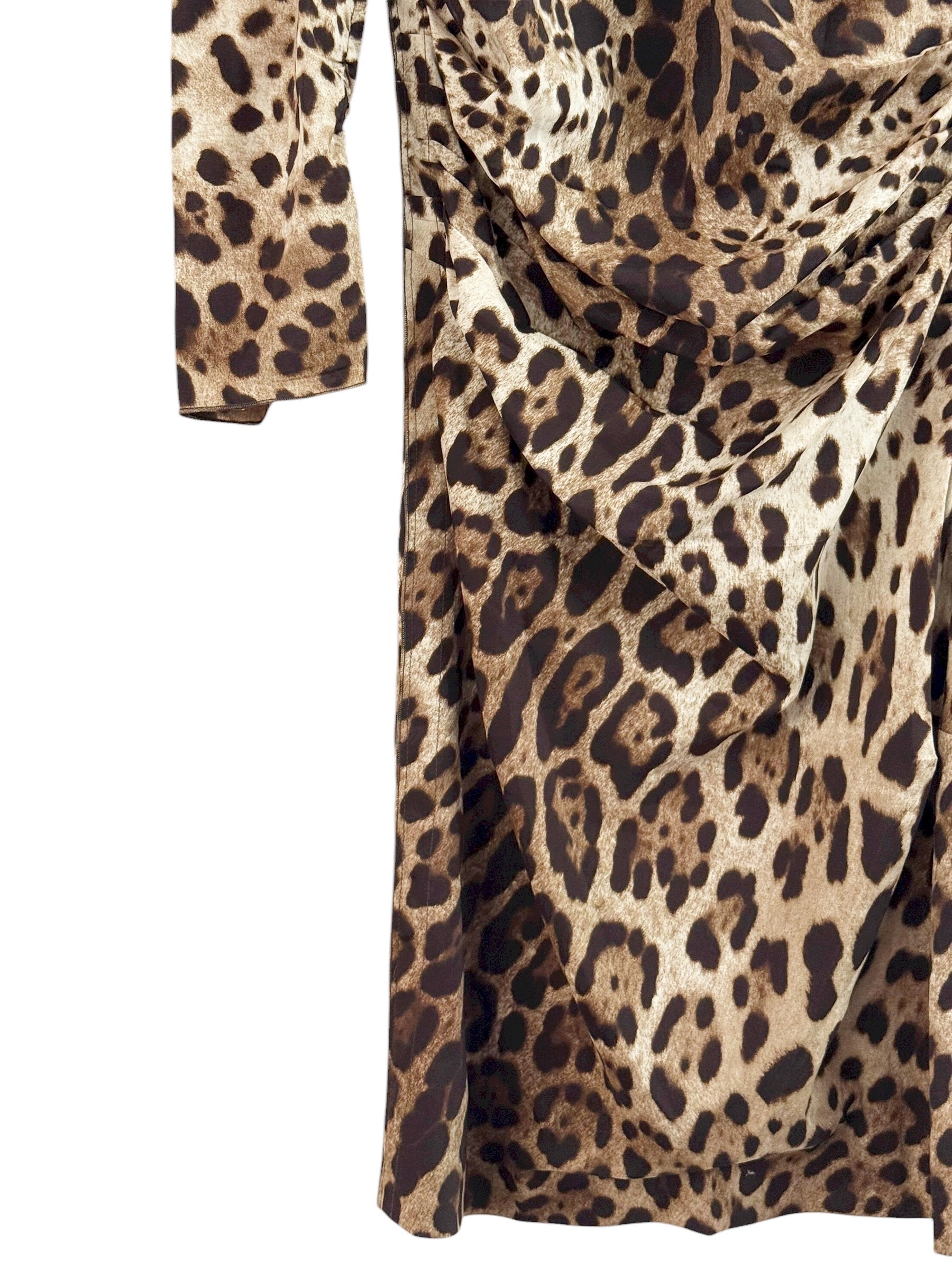 Dolce & Gabbana Leopard Print Dress - S