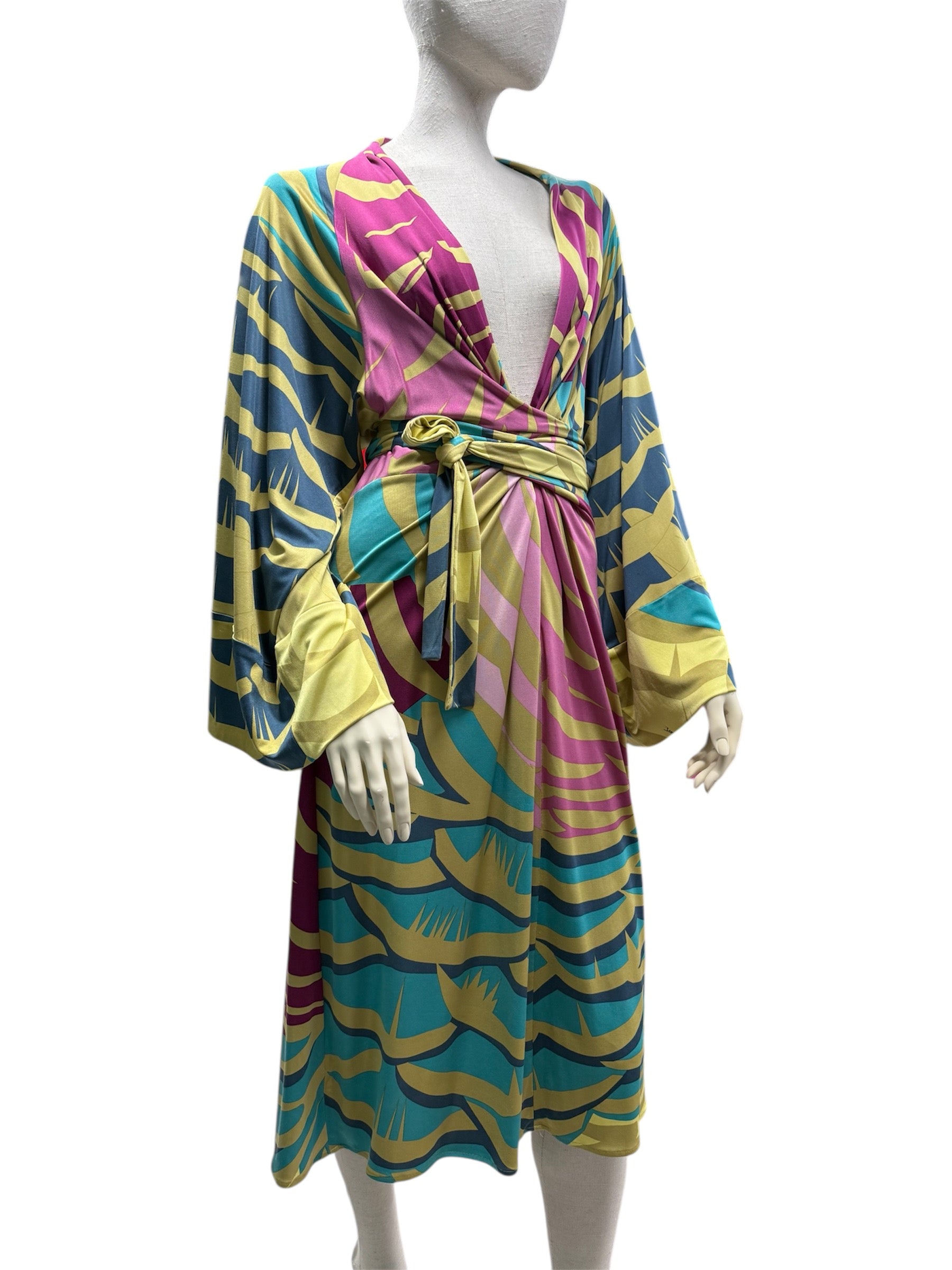 ISSA London Silk Wrap Dress