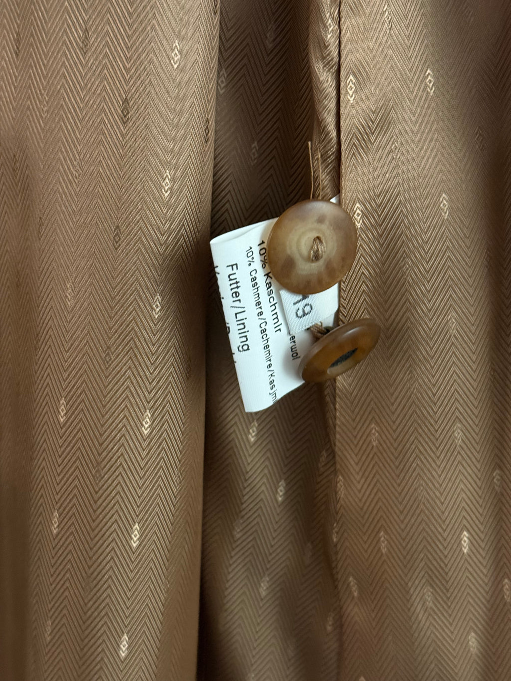 Marcona Camel Wool-Cashmere Coat with Fur Collar