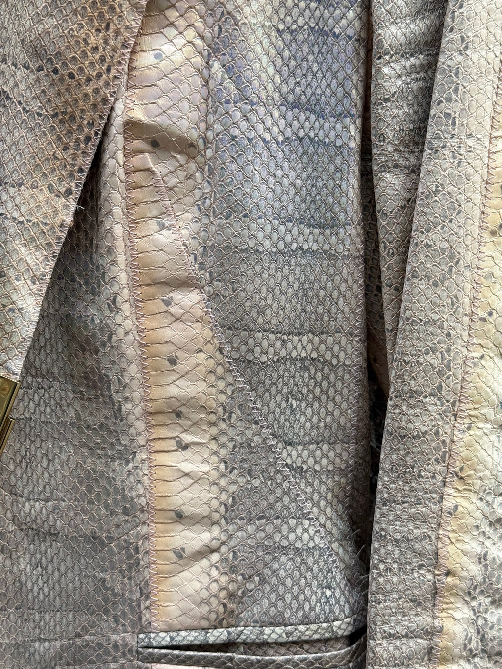 Roberto Cavalli Genuine Leather Blazer