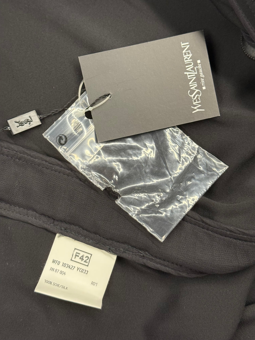 Yves Saint Laurent Rive Gauche Silk Dress