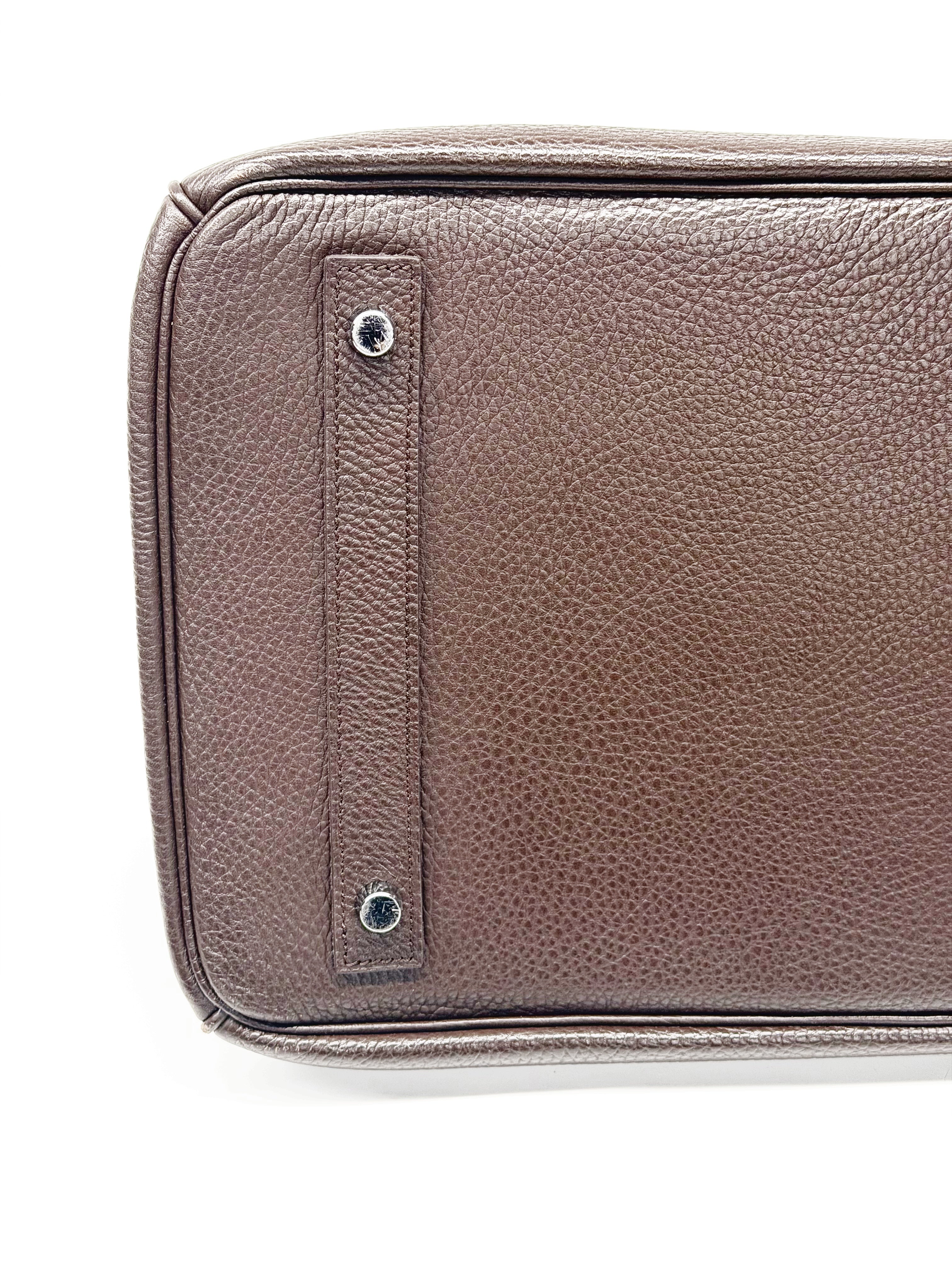 Hermès Birkin 40 Etoupe Togo Leather Palladium Hardware 2011 Investment Piece