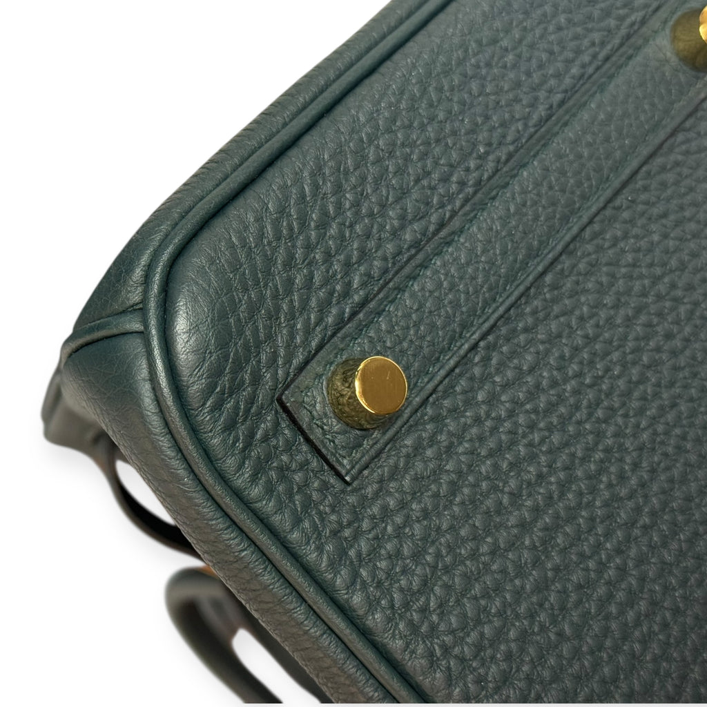 Hermès Birkin 30 — Vert Cypress Togo Leather, Gold Hardware (Stamp C)