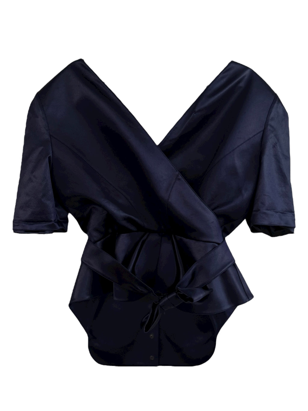 Thierry Mugler Structured Satin Top